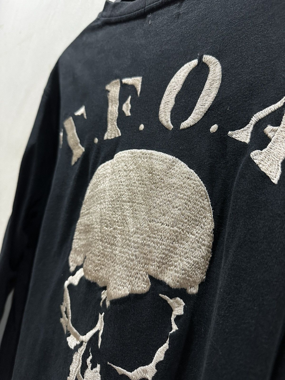 Japanese Brand Rare Crows Zero TFOA Skull Embroid Longsleeve Size US M / EU 48-50 / 2 - 4 Thumbnail