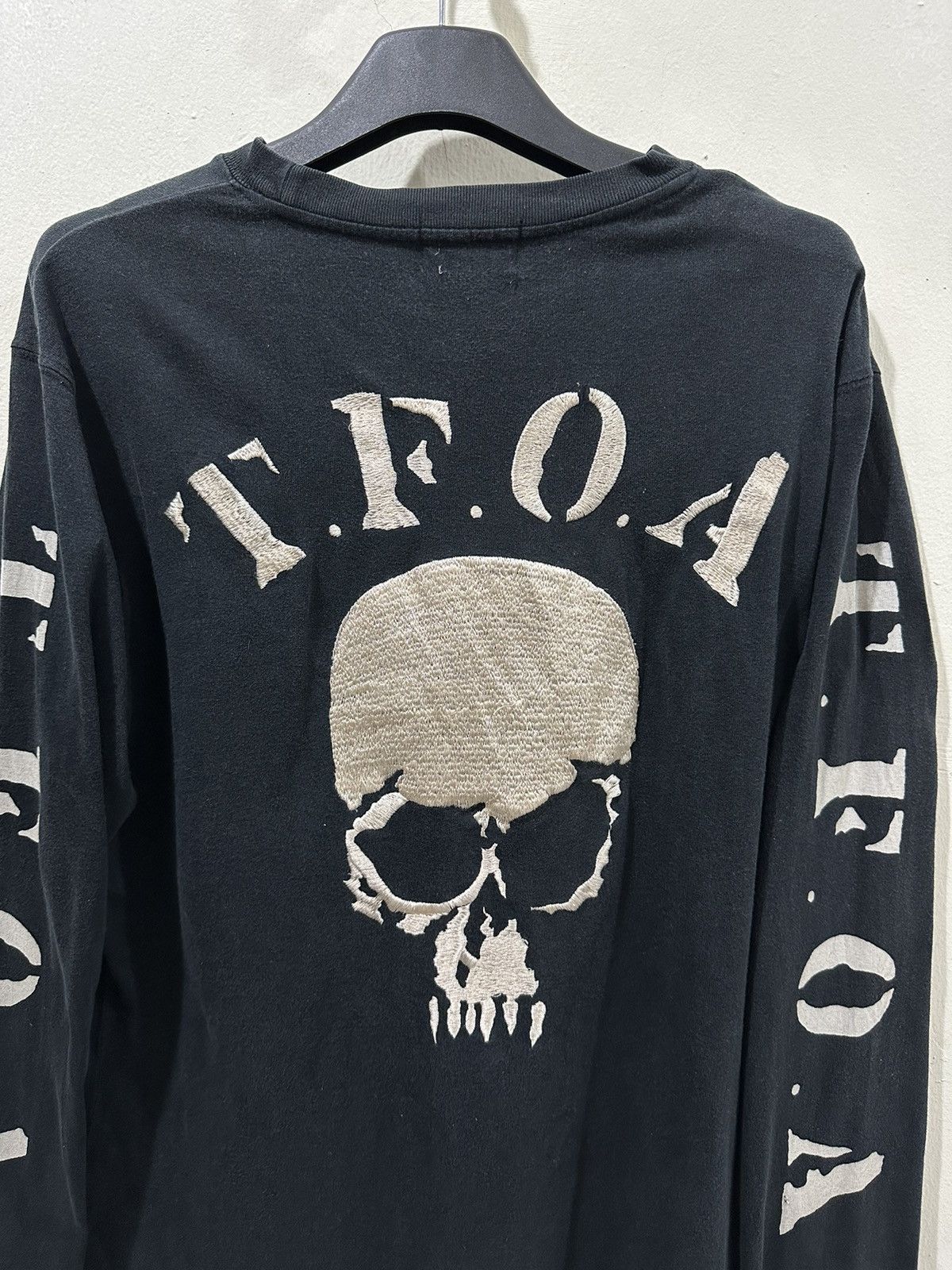 Japanese Brand Rare Crows Zero TFOA Skull Embroid Longsleeve Size US M / EU 48-50 / 2 - 3 Thumbnail