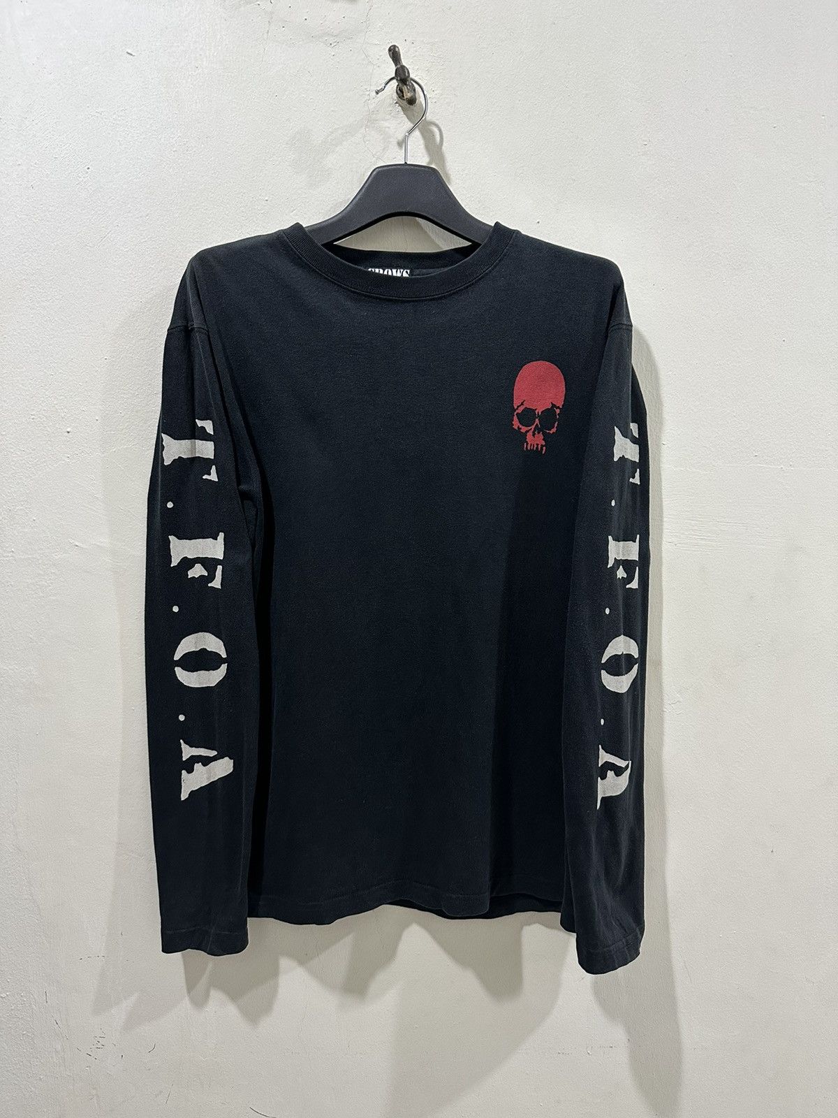 Japanese Brand Rare Crows Zero TFOA Skull Embroid Longsleeve Size US M / EU 48-50 / 2 - 5 Thumbnail