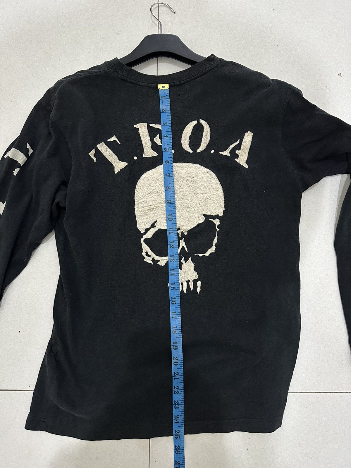 Japanese Brand Rare Crows Zero TFOA Skull Embroid Longsleeve Size US M / EU 48-50 / 2 - 11 Thumbnail