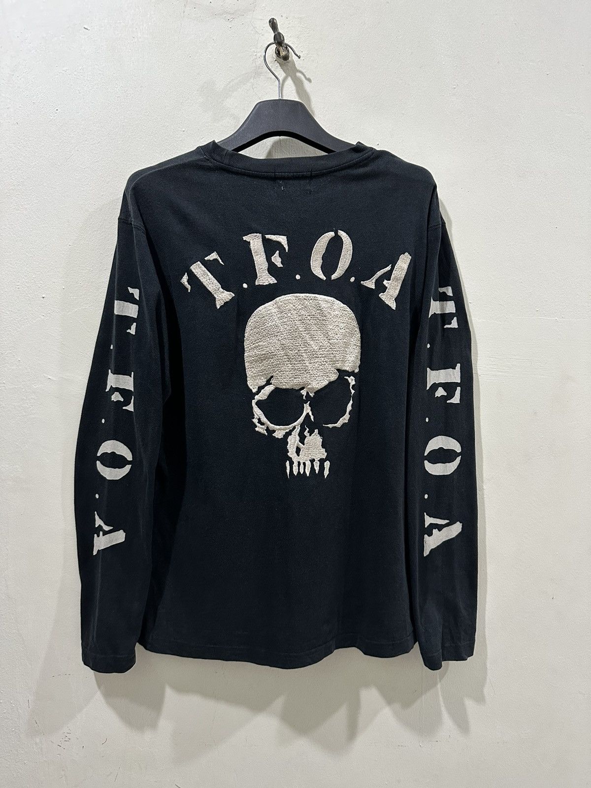 Japanese Brand Rare Crows Zero TFOA Skull Embroid Longsleeve Size US M / EU 48-50 / 2 - 2 Thumbnail