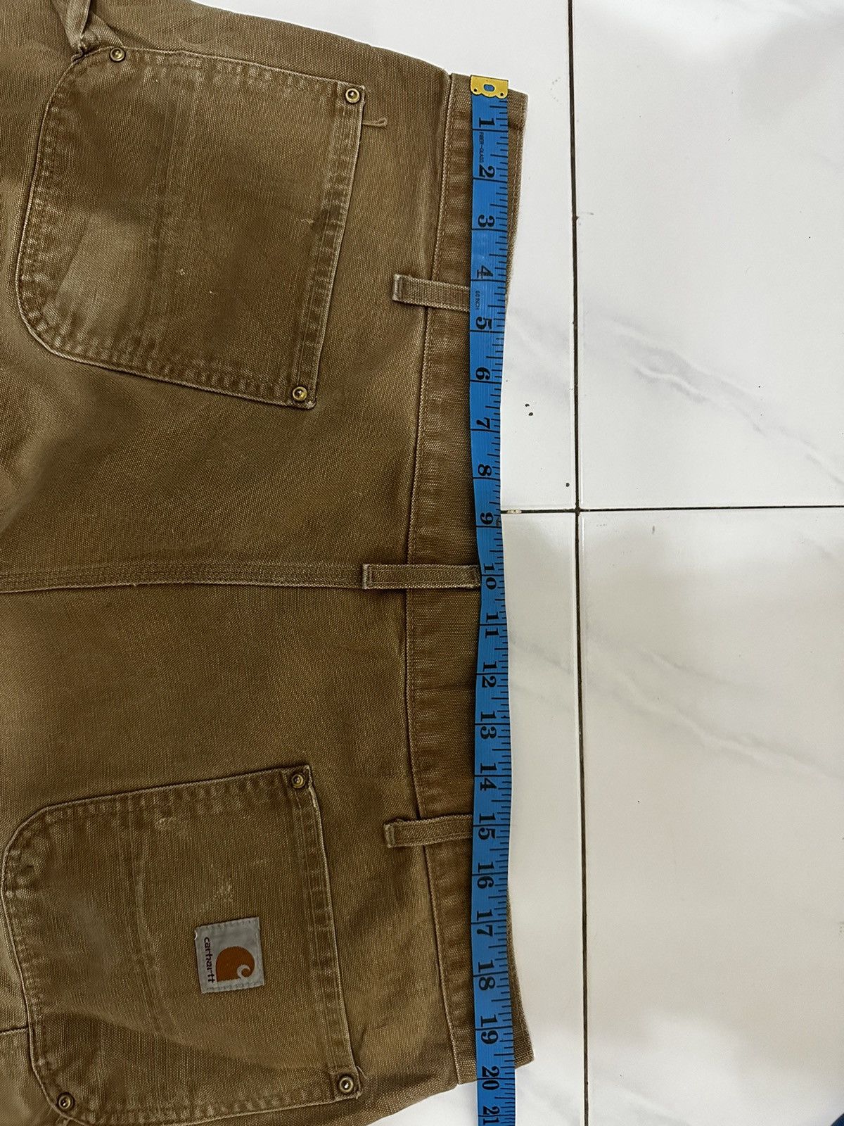 Carhartt Vtg Destroy Doubleknee Carhartt Helmet to Hardhats Pants Size US 40 / EU 56 - 12 Thumbnail