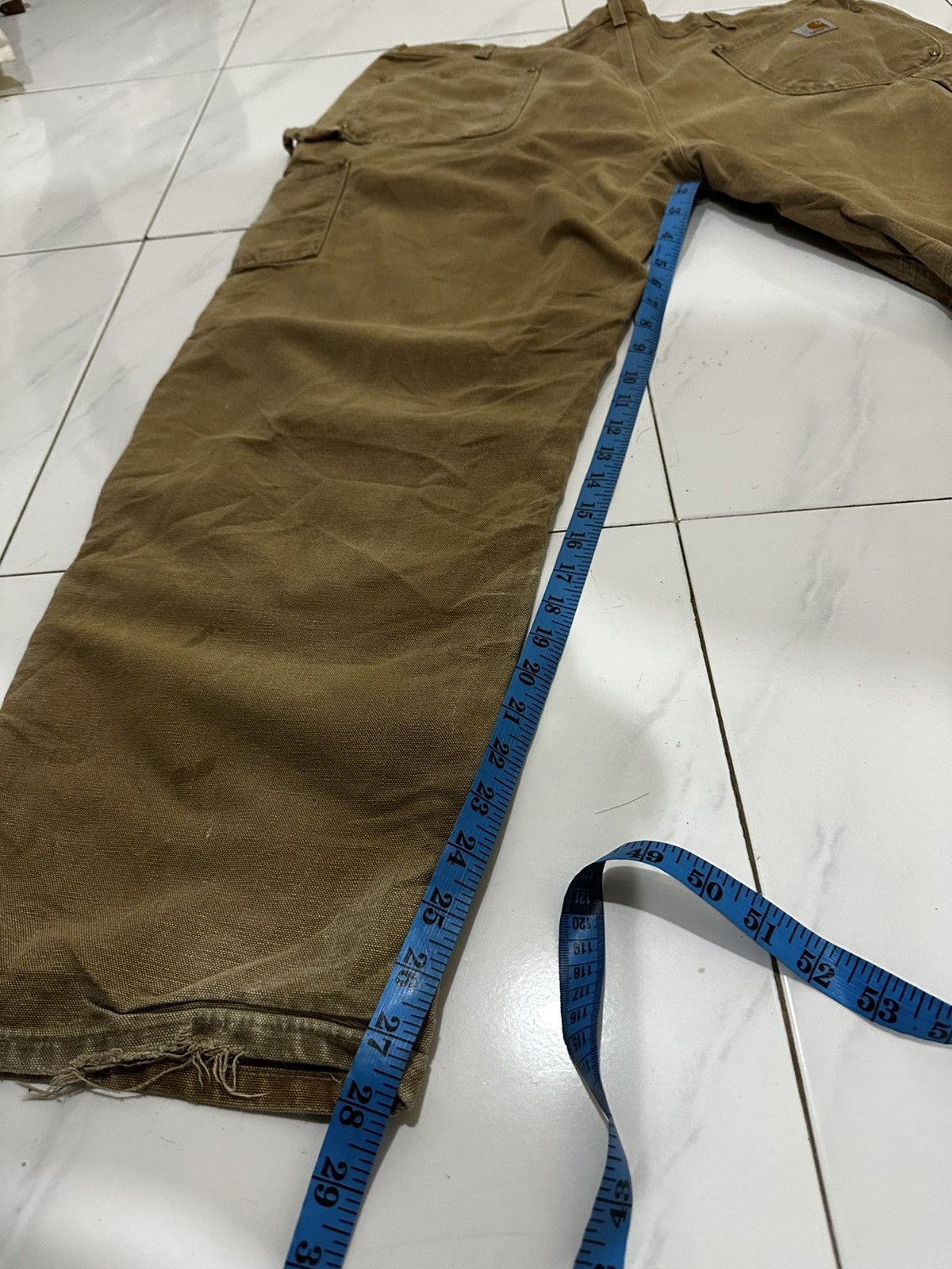 Carhartt Vtg Destroy Doubleknee Carhartt Helmet to Hardhats Pants Size US 40 / EU 56 - 14 Thumbnail