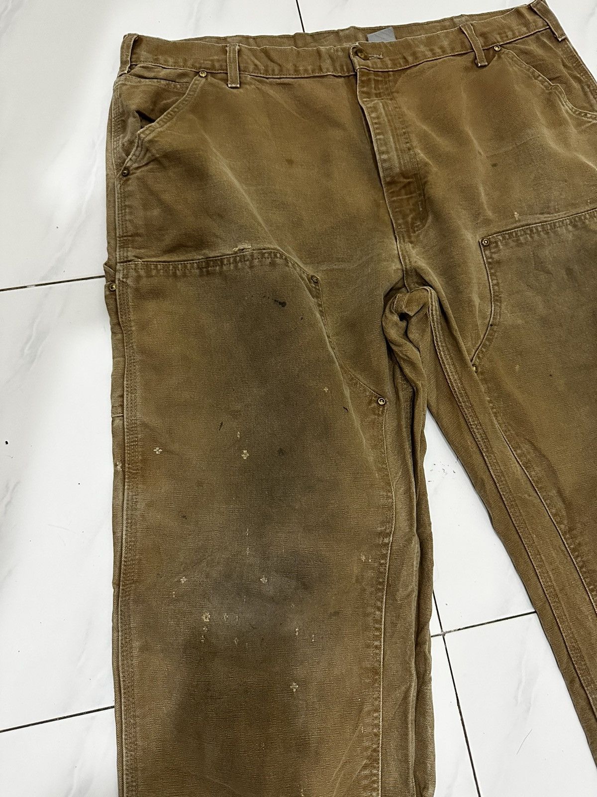 Carhartt Vtg Destroy Doubleknee Carhartt Helmet to Hardhats Pants Size US 40 / EU 56 - 3 Thumbnail