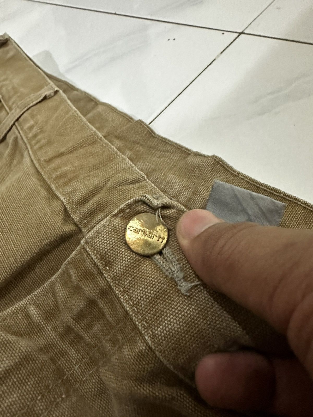 Carhartt Vtg Destroy Doubleknee Carhartt Helmet to Hardhats Pants Size US 40 / EU 56 - 9 Thumbnail