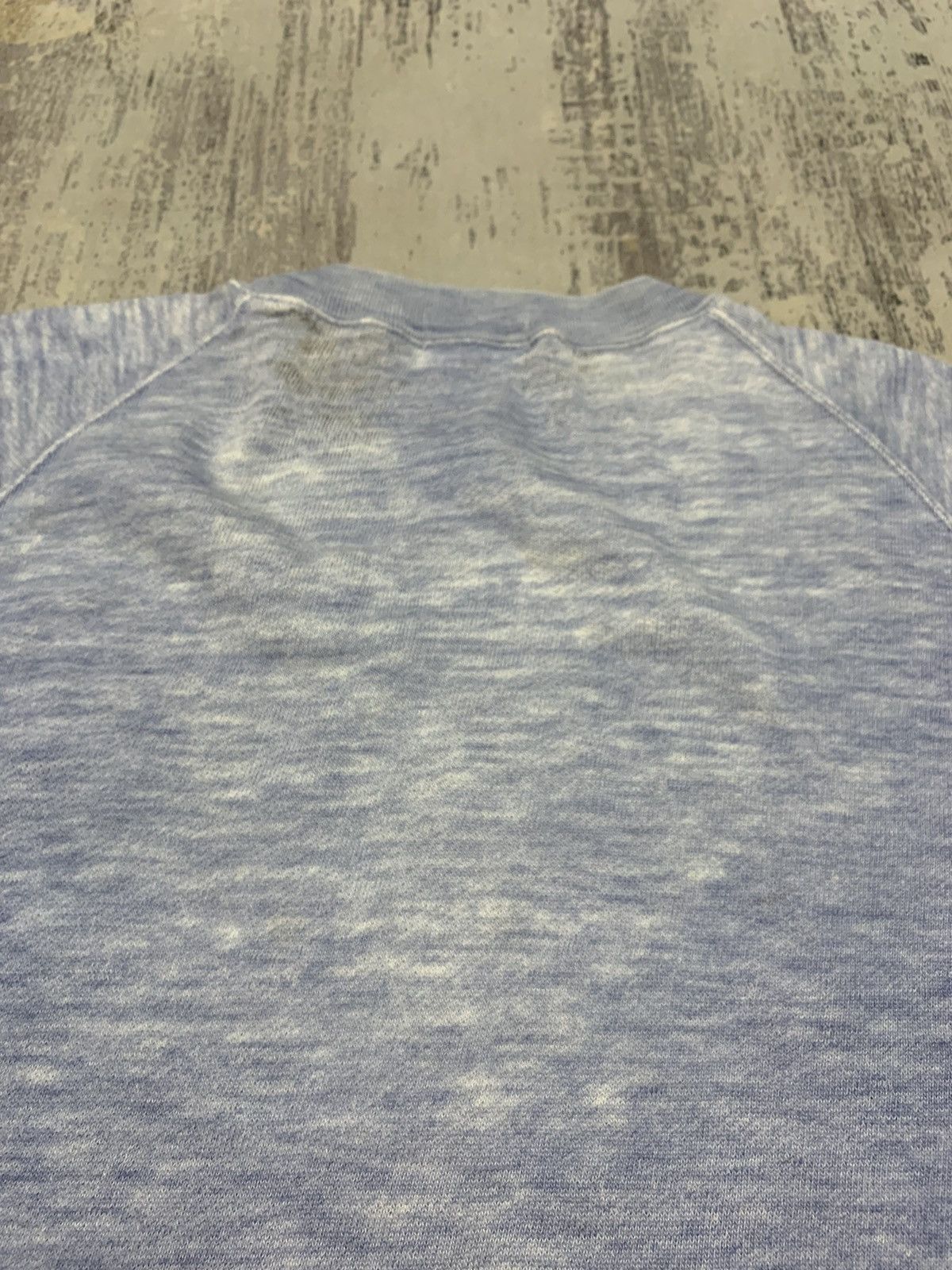 Adidas Vintage 80s Adidas Trefoil Trashed Sweatshirt Size US L / EU 52-54 / 3 - 8 Thumbnail