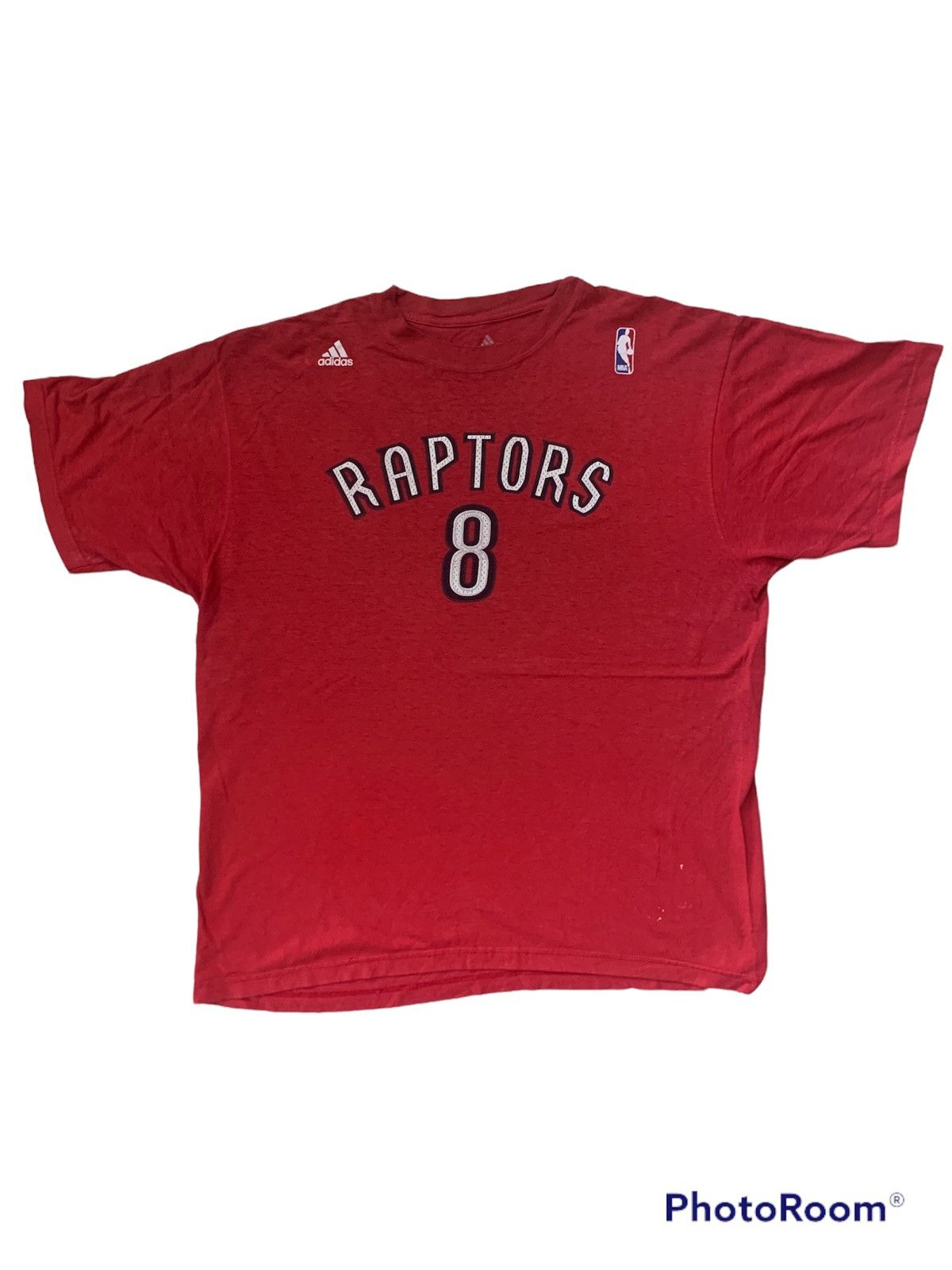 Image of Adidas Raptors Vd19 in Red, Men's (Size 2XL)