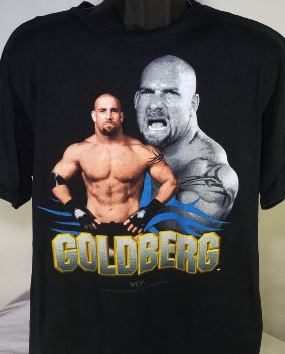 image of Vintage x Wcwnwo Goldberg Tee in Black, Men's (Size XL)