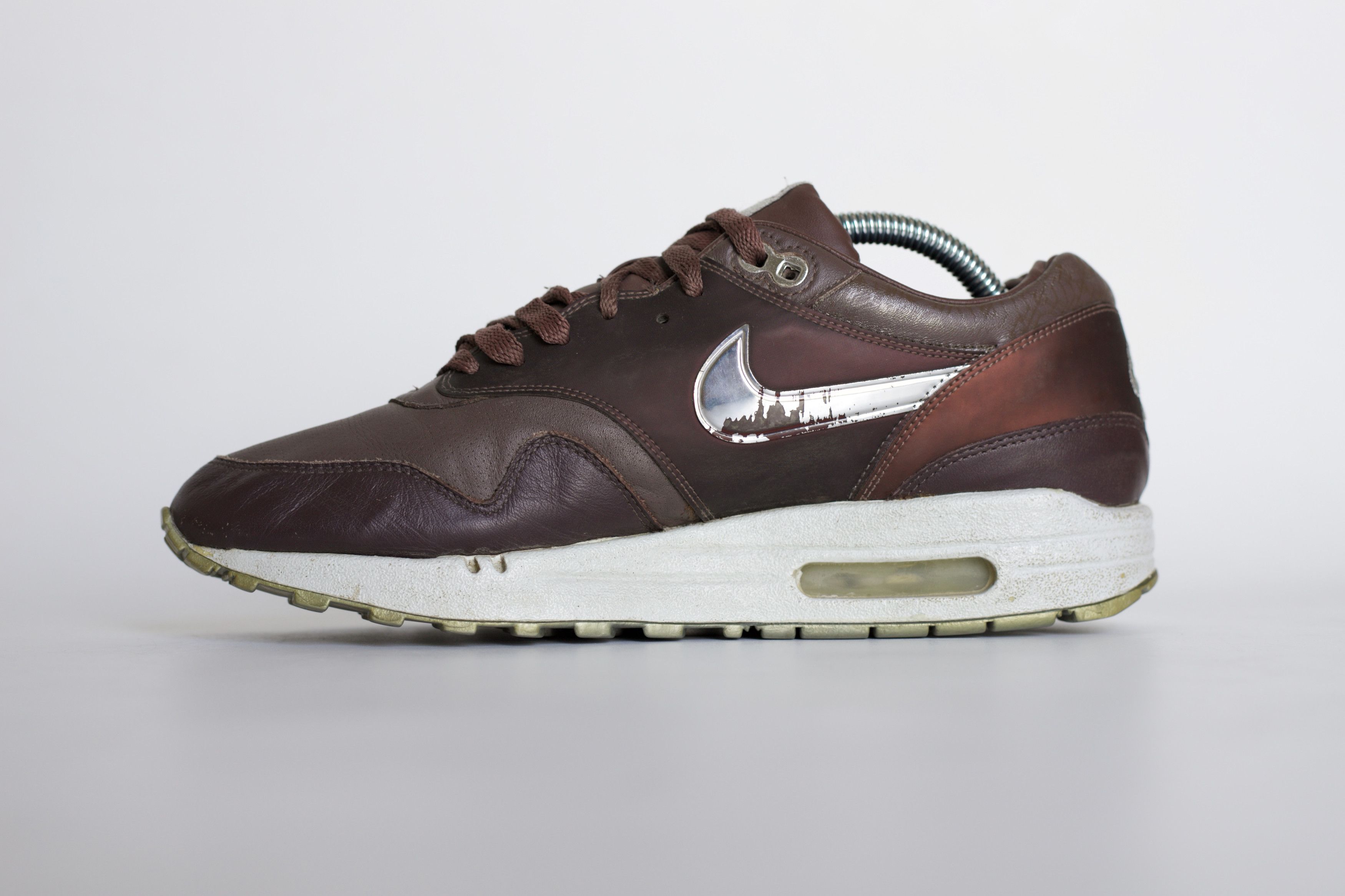 Nike 2008 Nike Air Max 1 Premium SP "Dark Oak" Size US 8.5 / EU 41-42 - 3 Thumbnail