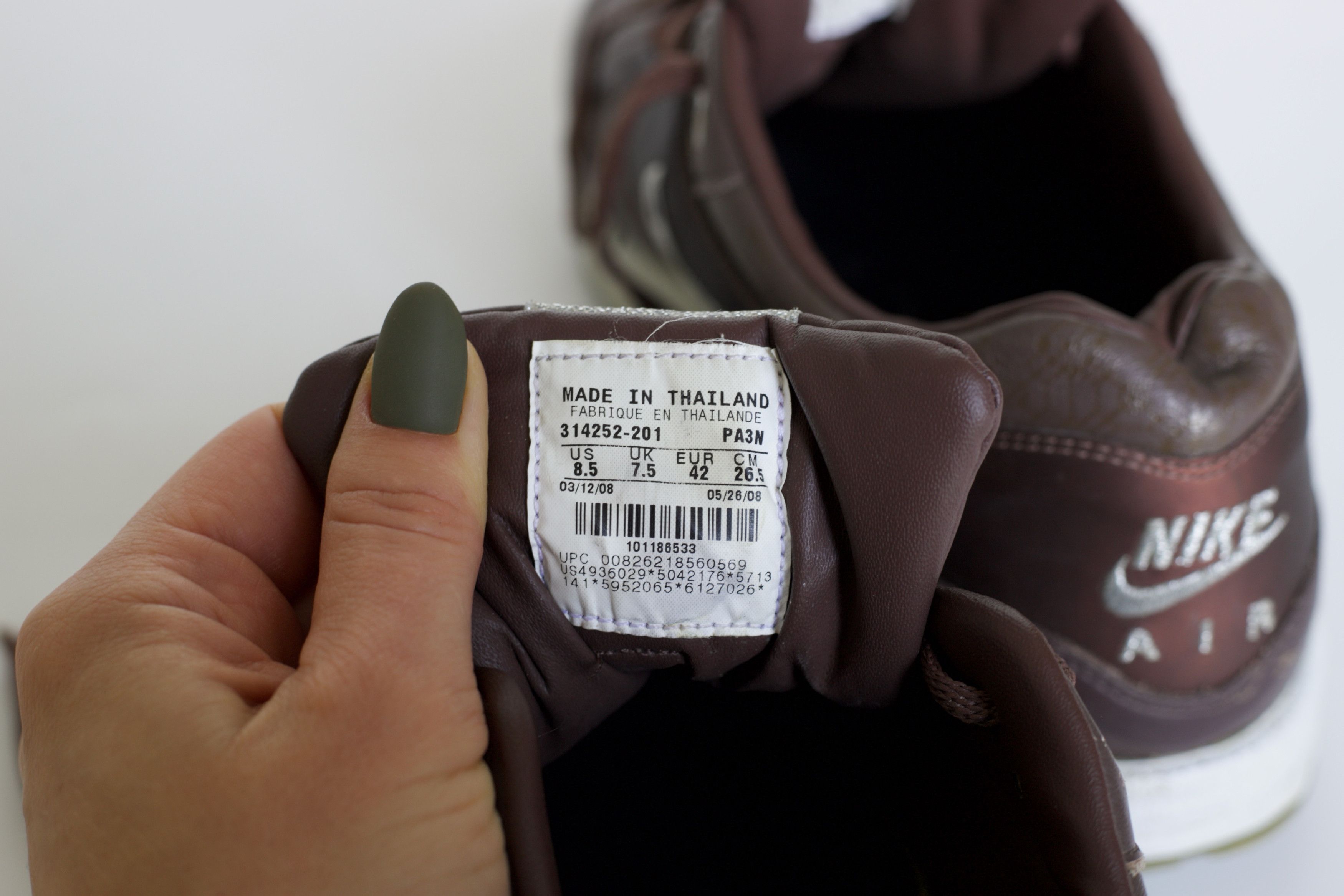 Nike 2008 Nike Air Max 1 Premium SP "Dark Oak" Size US 8.5 / EU 41-42 - 14 Thumbnail