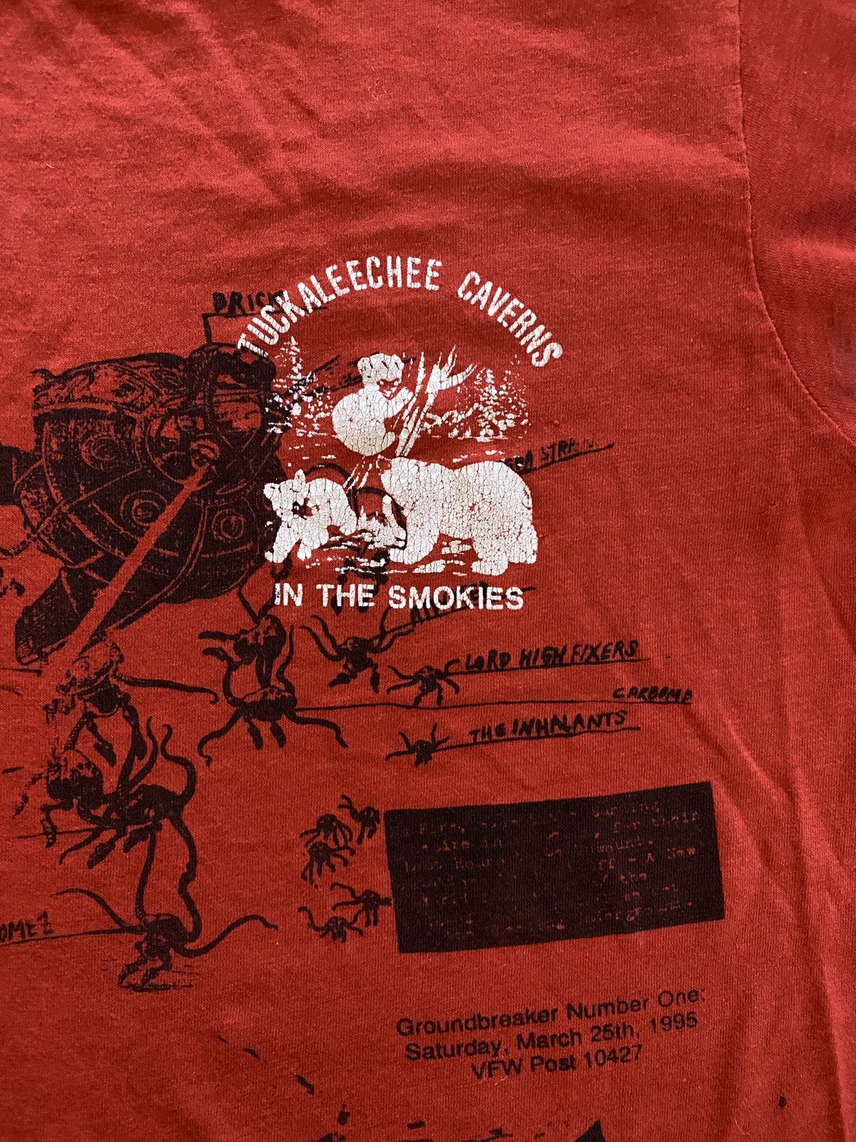 Band Tees Vintage ‘95 90s Punk Bands in the Smokies Single Stitch Tee Size US XXS / EU 40 - 3 Thumbnail