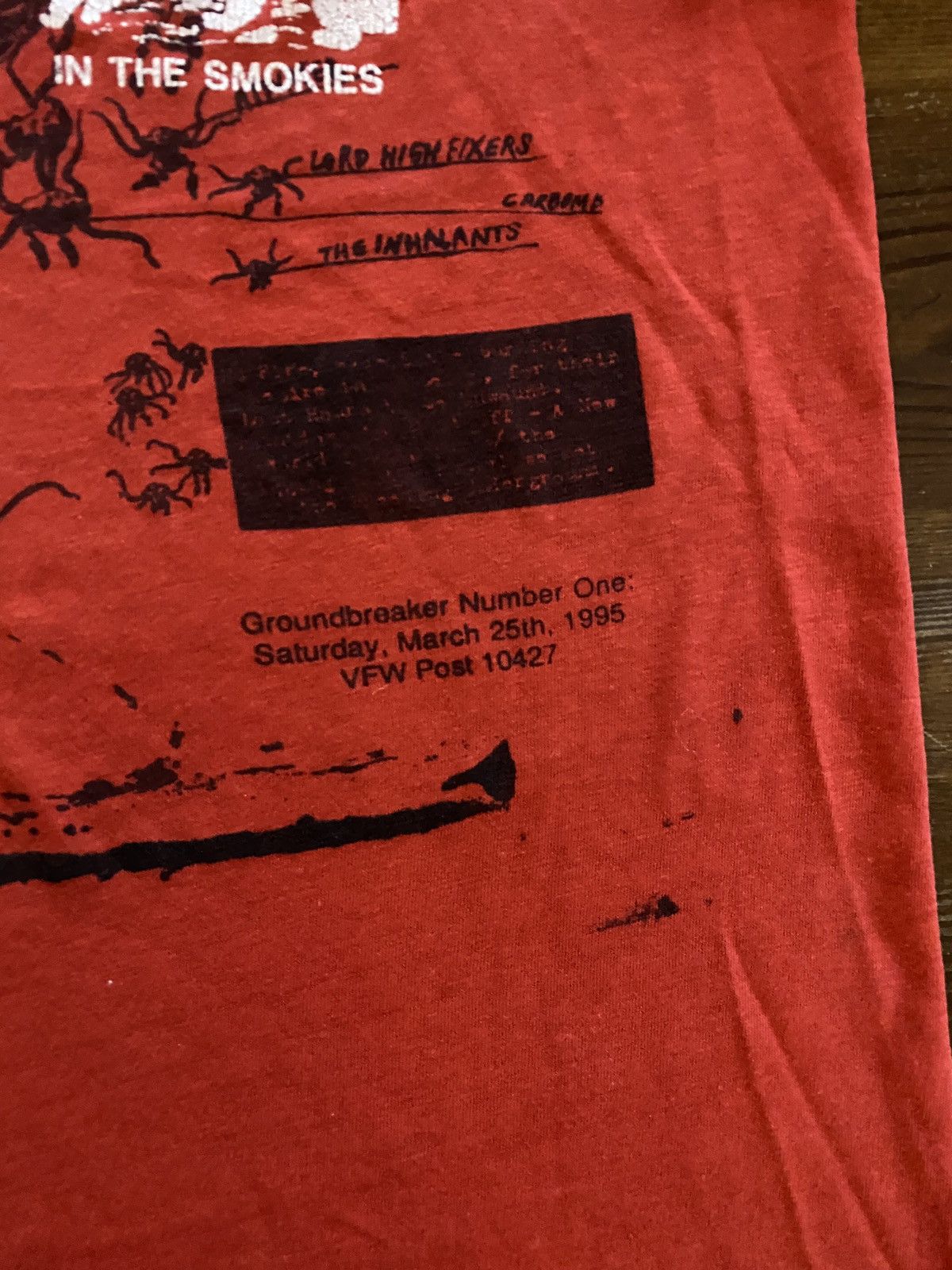 Band Tees Vintage ‘95 90s Punk Bands in the Smokies Single Stitch Tee Size US XXS / EU 40 - 5 Thumbnail