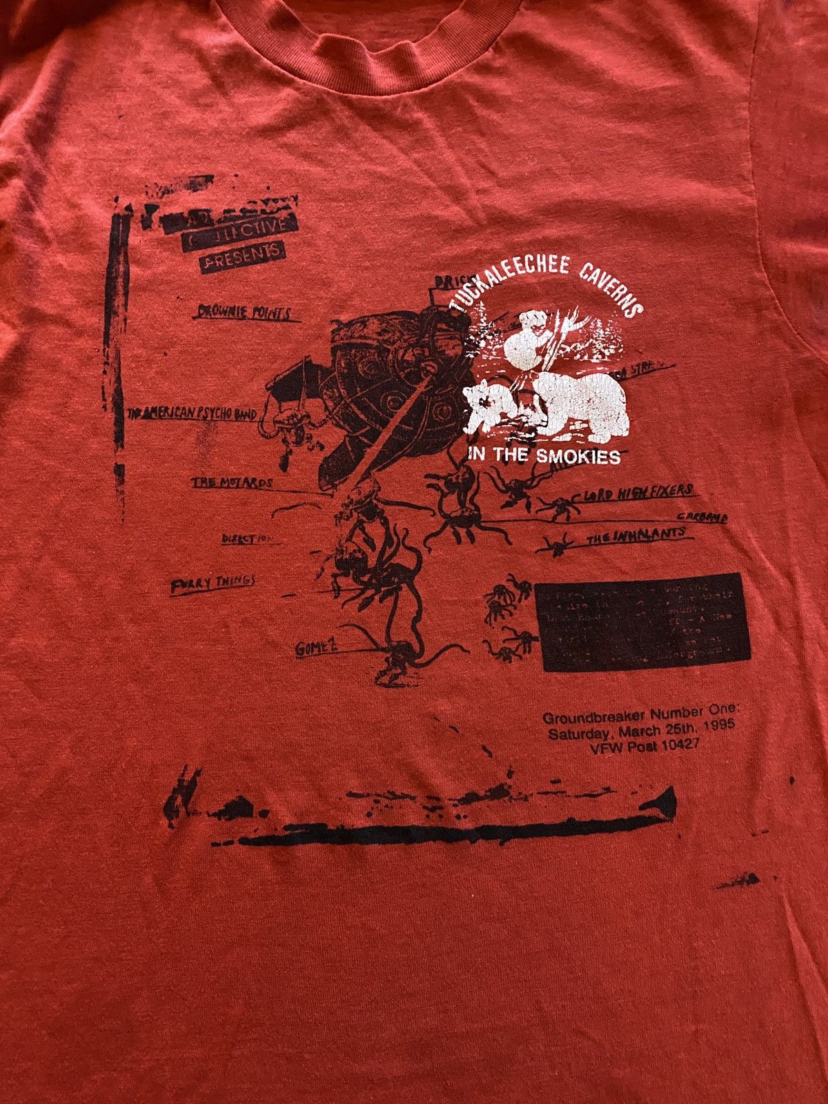 Band Tees Vintage ‘95 90s Punk Bands in the Smokies Single Stitch Tee Size US XXS / EU 40 - 2 Thumbnail