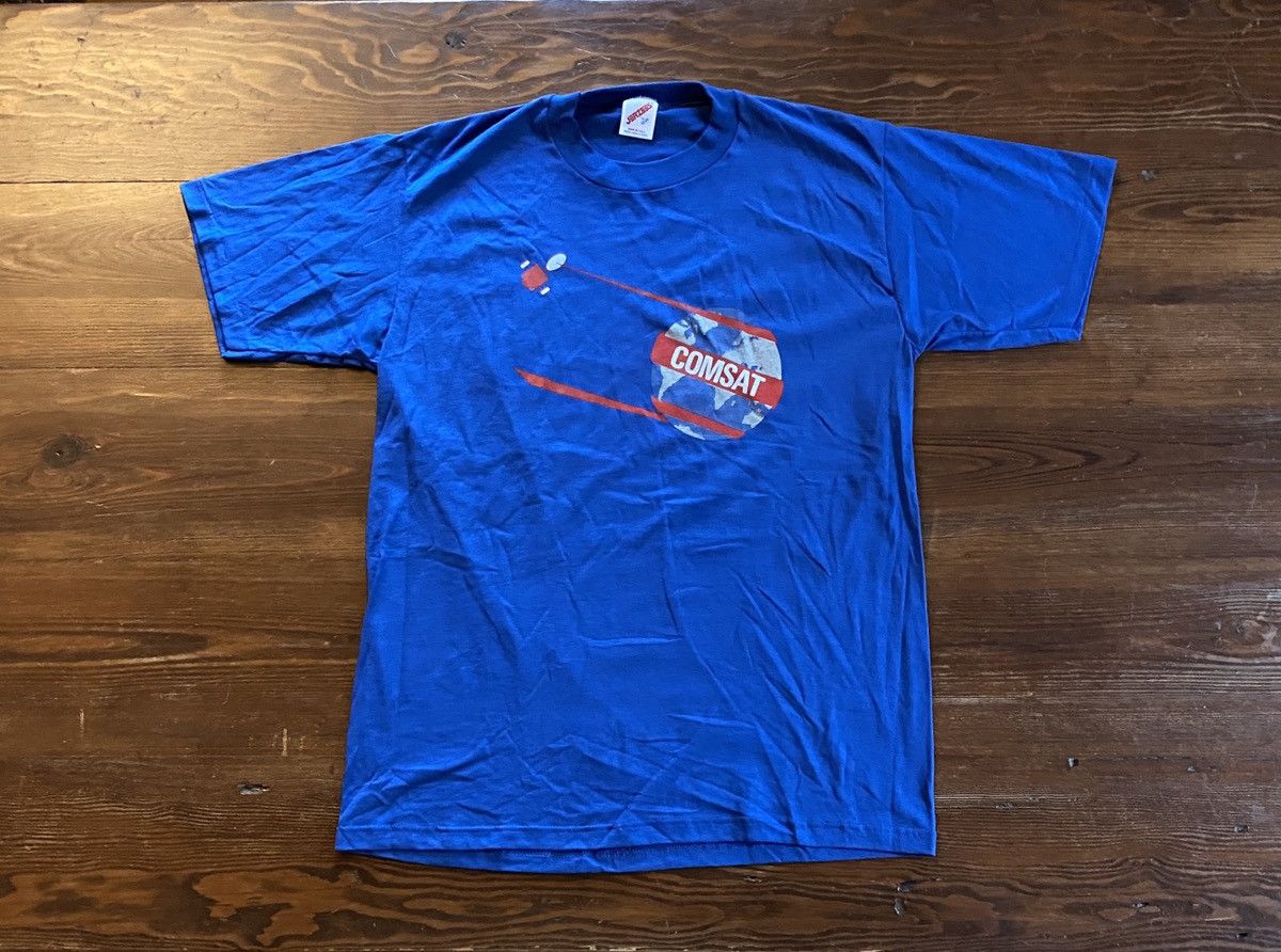 Arts & Science Vintage 80’s Communication Satellite Jerzees Tee Size US L / EU 52-54 / 3 - 1 Thumbnail