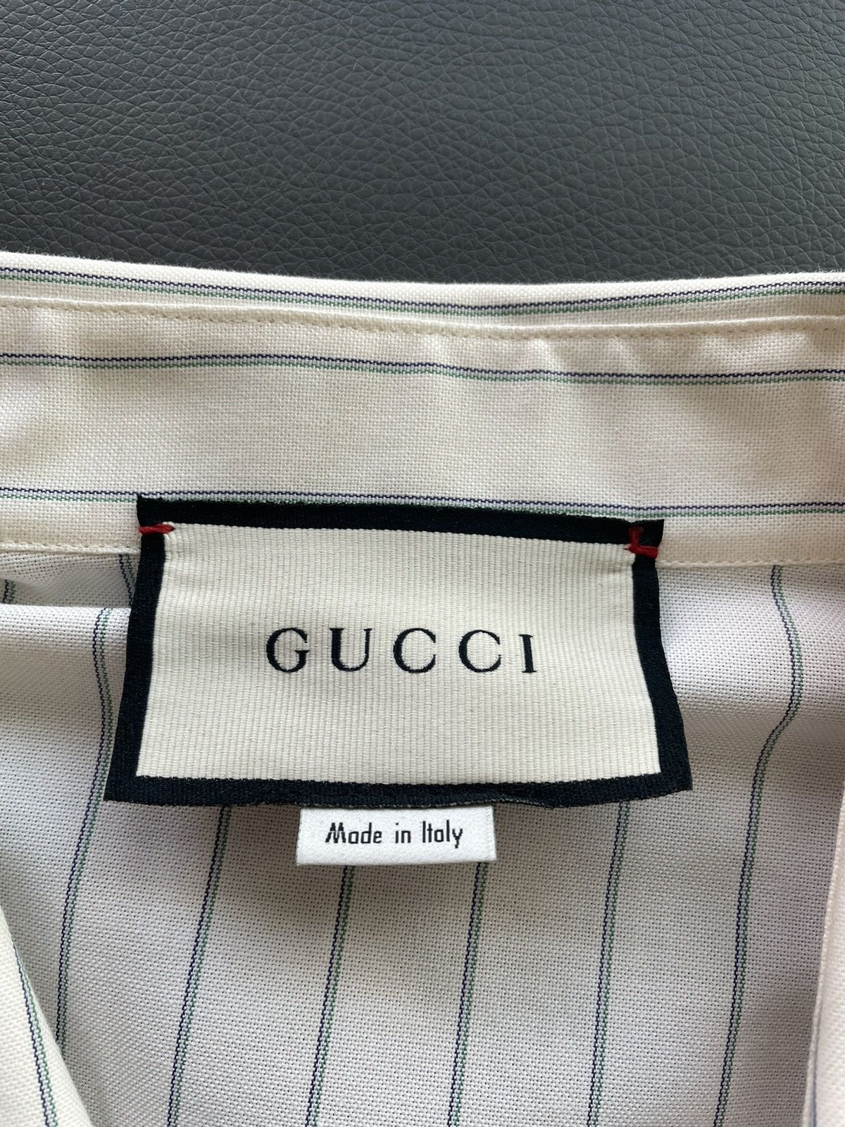 Gucci Brand New Limited Edition Runway Vintage Vibe Striped Shirt Size US XL / EU 56 / 4 - 3 Thumbnail