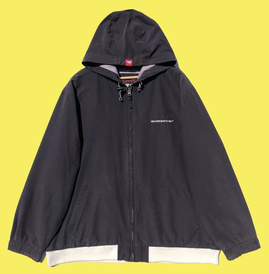 image of Quiksilver Sweater Jacket in Faded Black, Men's (Size XL)