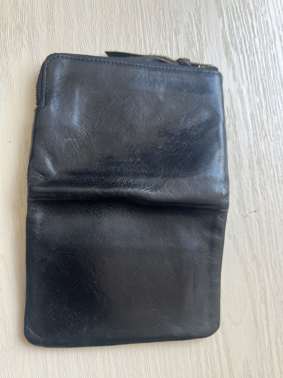 Leather Vintage Porter Horsehide Black Leather Wallet Size ONE SIZE - 13 Thumbnail