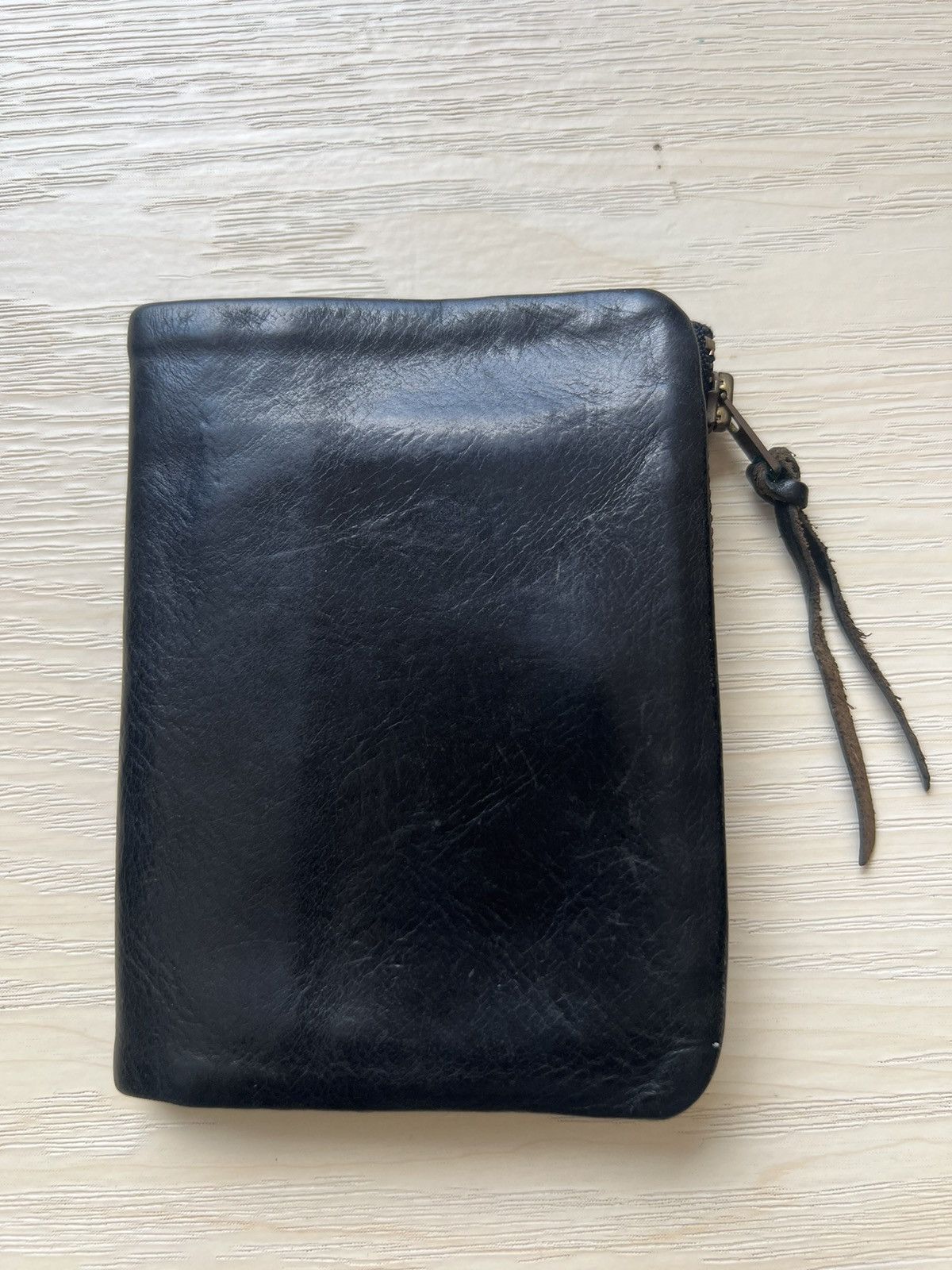 Leather Vintage Porter Horsehide Black Leather Wallet Size ONE SIZE - 2 Thumbnail