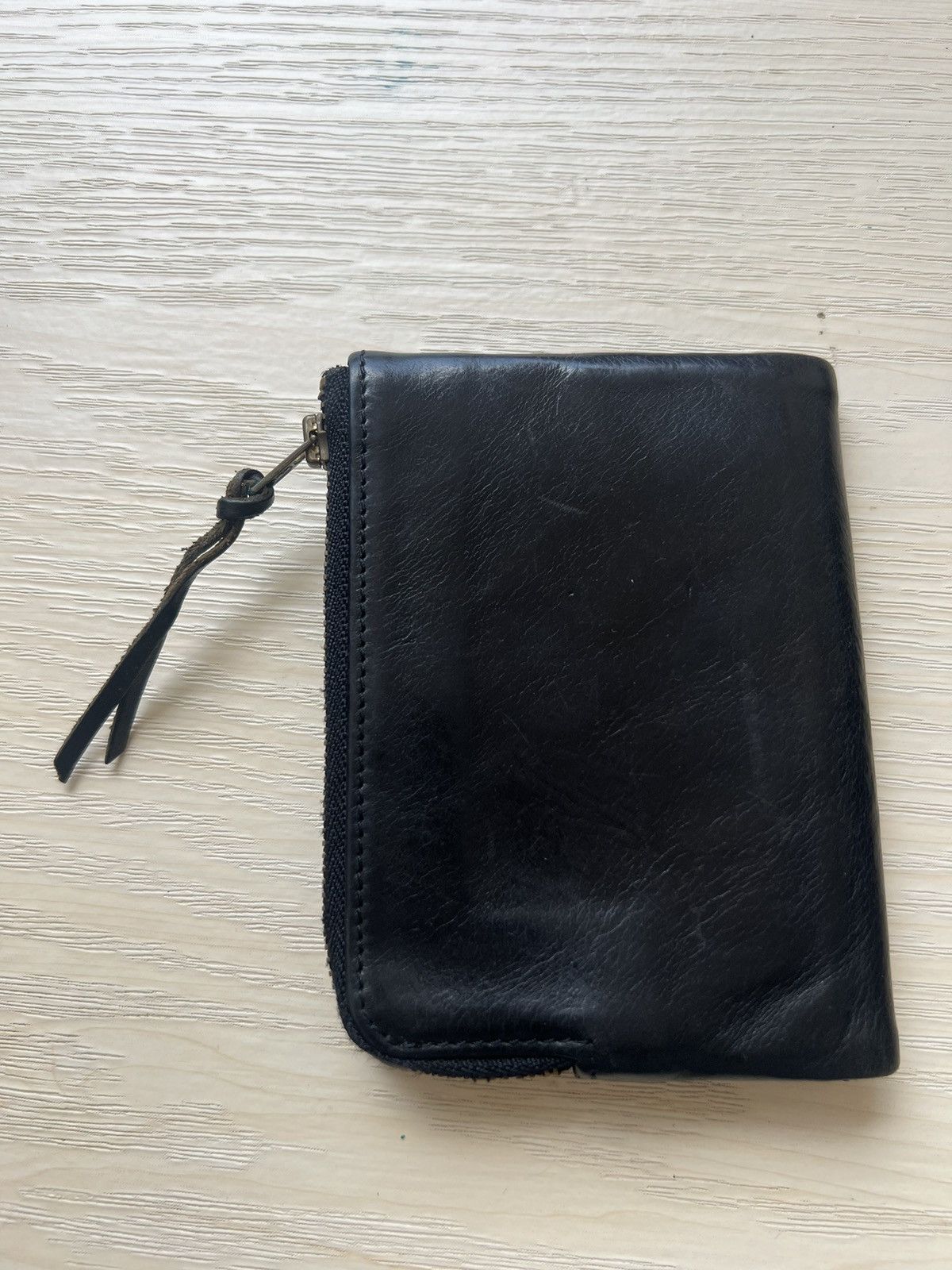 Leather Vintage Porter Horsehide Black Leather Wallet Size ONE SIZE - 3 Thumbnail