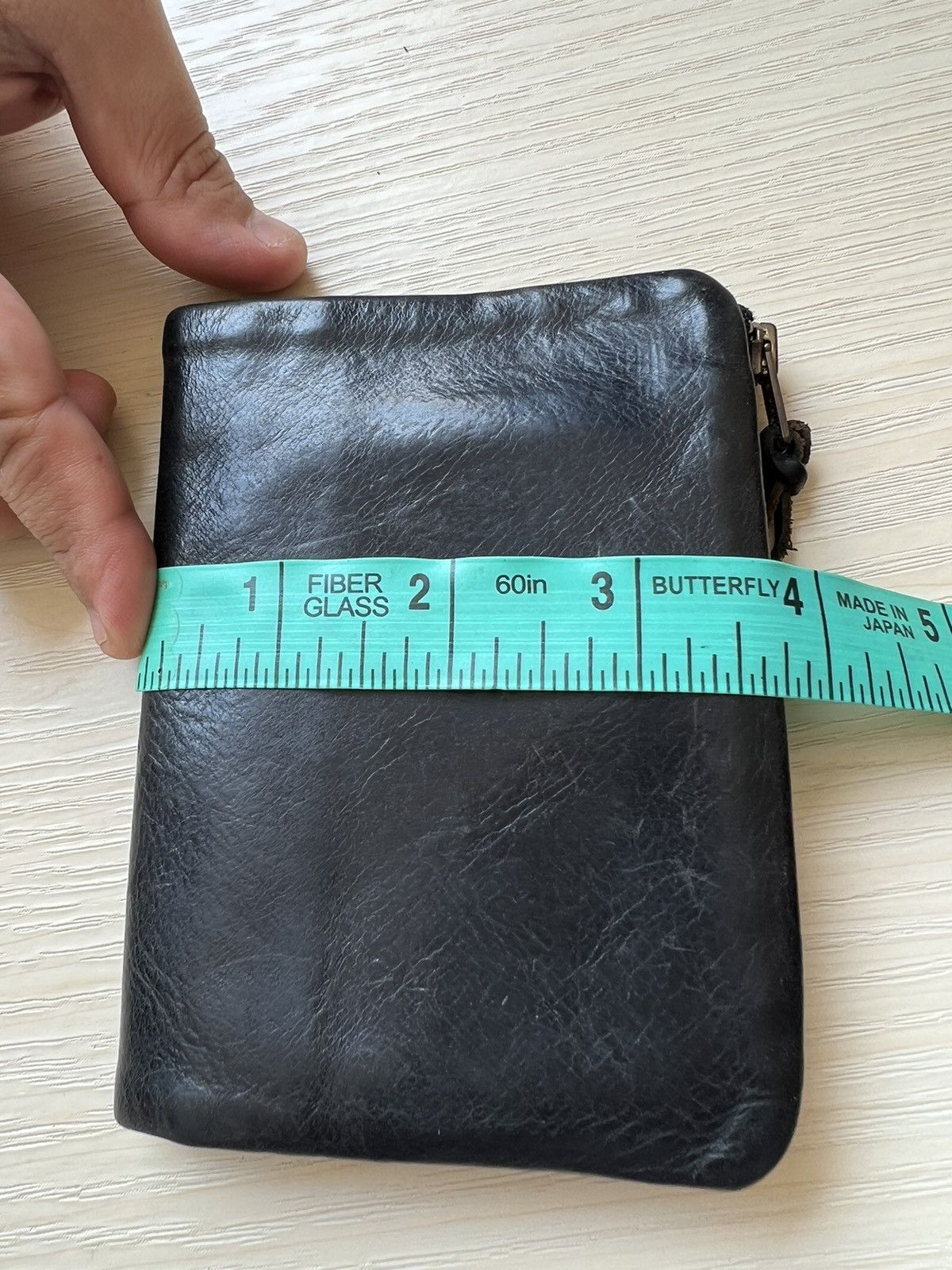Leather Vintage Porter Horsehide Black Leather Wallet Size ONE SIZE - 16 Thumbnail