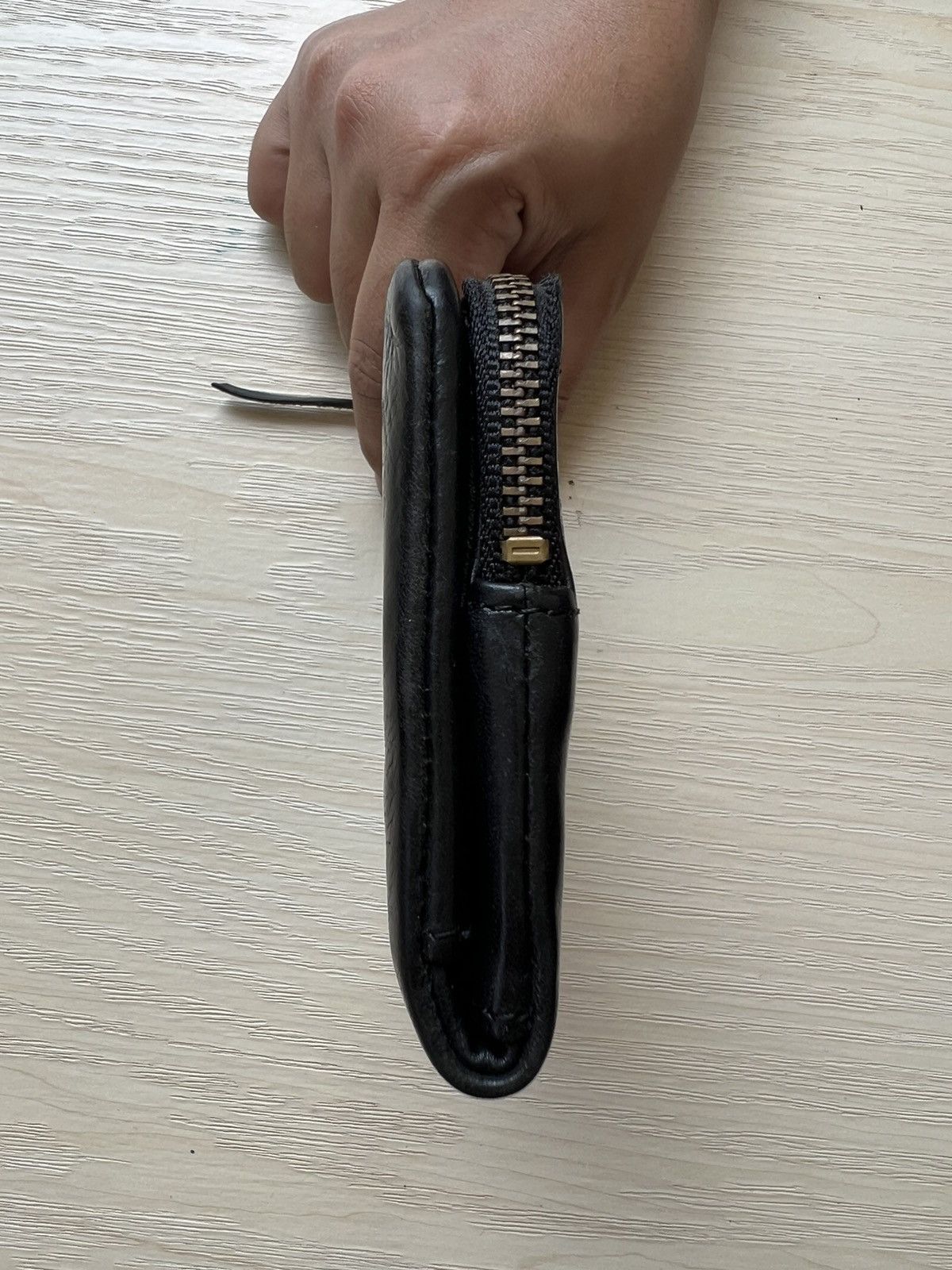Leather Vintage Porter Horsehide Black Leather Wallet Size ONE SIZE - 7 Thumbnail