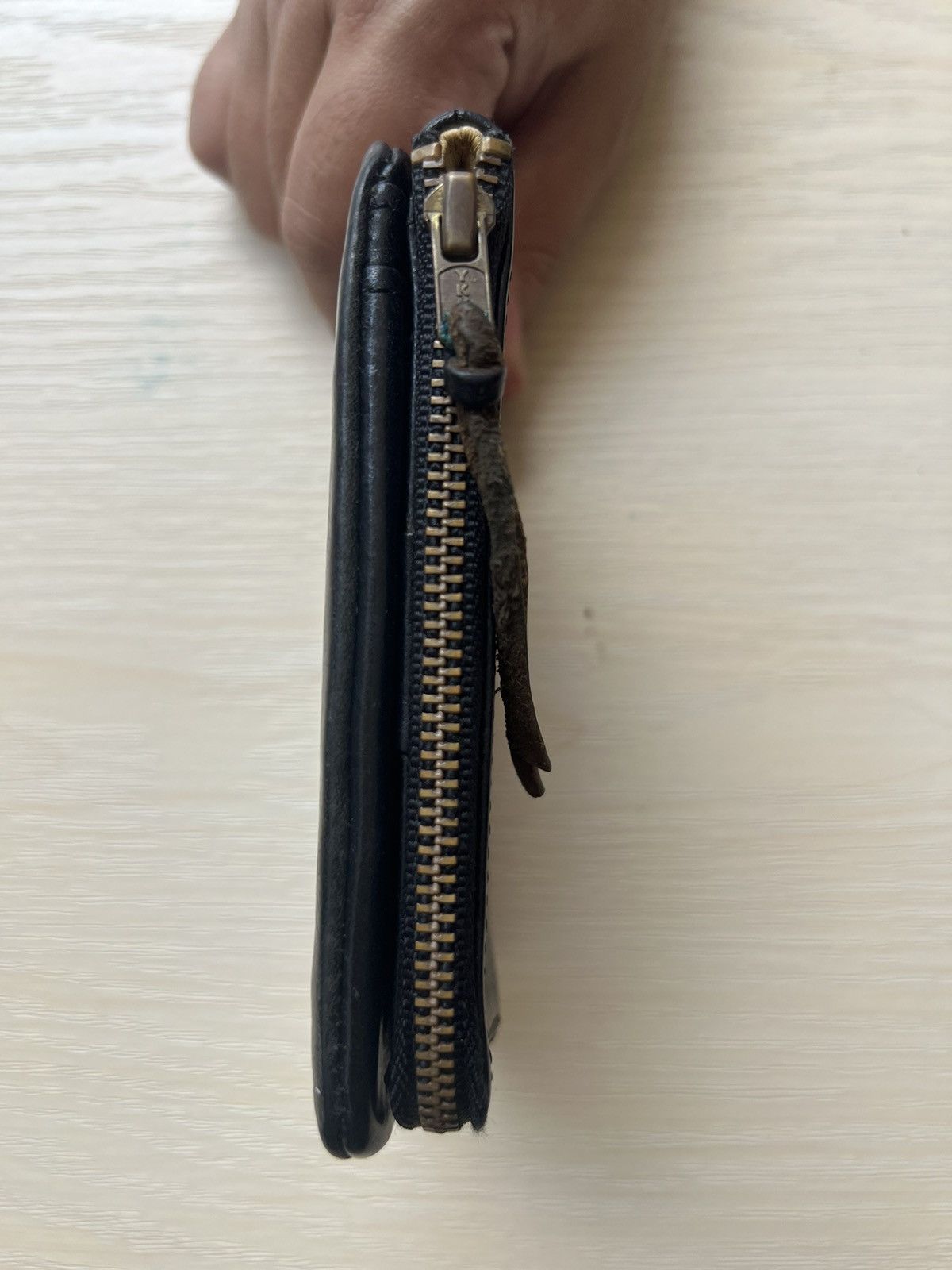 Leather Vintage Porter Horsehide Black Leather Wallet Size ONE SIZE - 4 Thumbnail