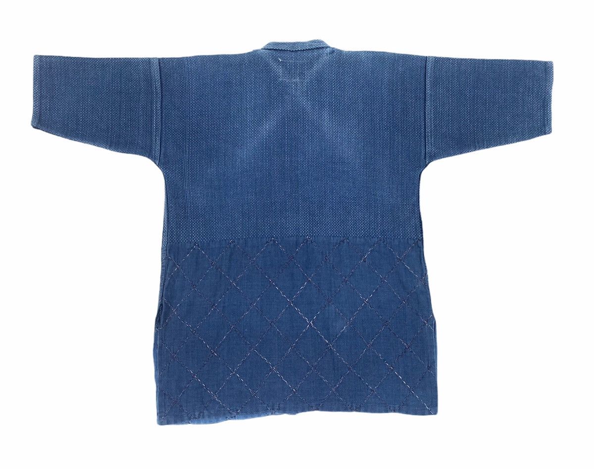 Blue Blue Japan × Indigo RARE ‼️ Vintage 80s 🇯🇵 Indigo Blue Boro Kimono Jacket Size US M / EU 48-50 / 2 - 4 Thumbnail