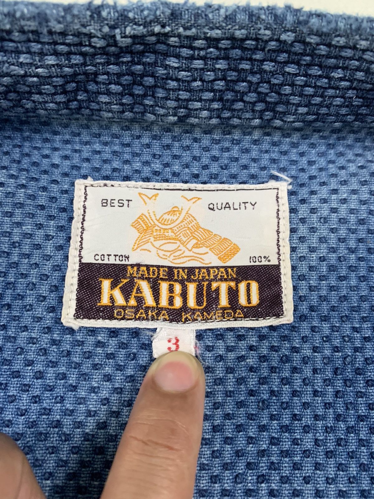 Blue Blue Japan × Indigo RARE ‼️ Vintage 80s 🇯🇵 Indigo Blue Boro Kimono Jacket Size US M / EU 48-50 / 2 - 8 Thumbnail