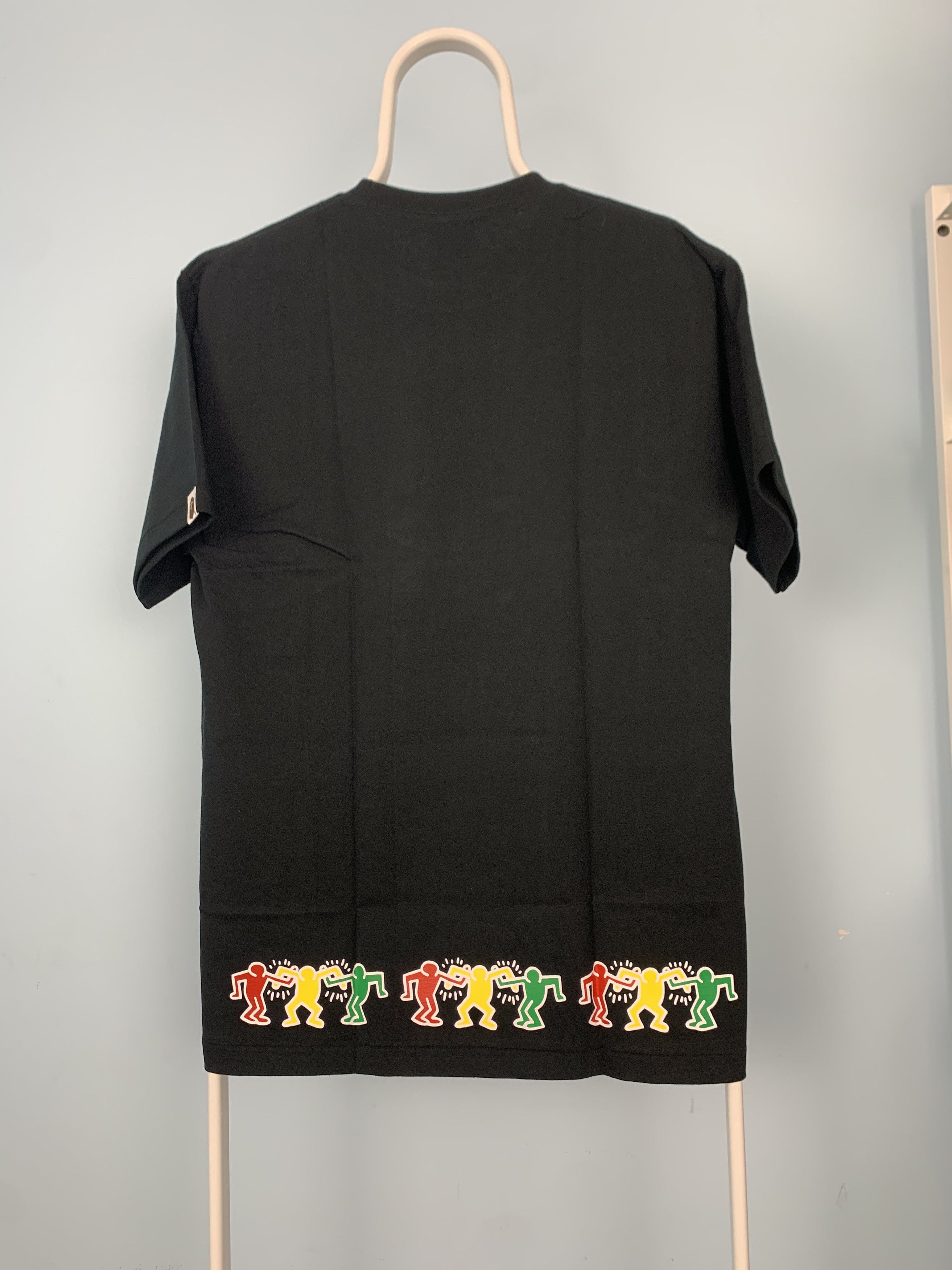 Bape × Keith Haring Bape Keith Haring Figure Tee Black Large Size US L / EU 52-54 / 3 - 6 Thumbnail