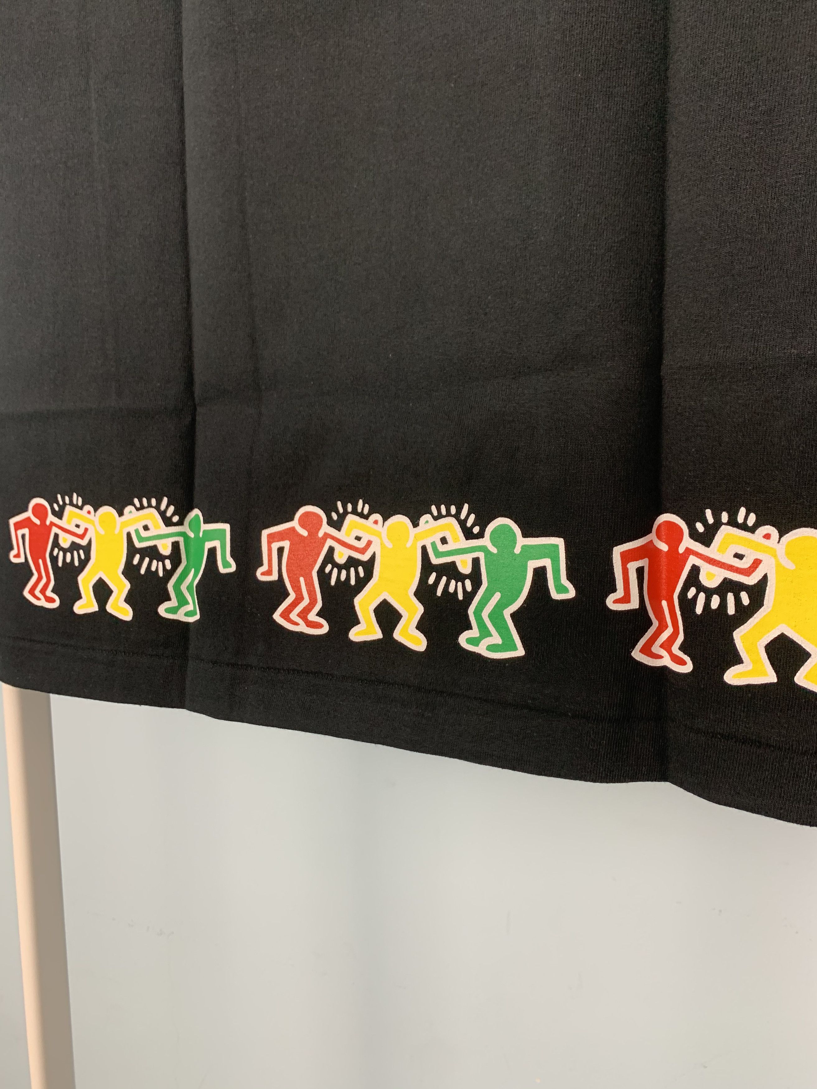 Bape × Keith Haring Bape Keith Haring Figure Tee Black Large Size US L / EU 52-54 / 3 - 7 Thumbnail