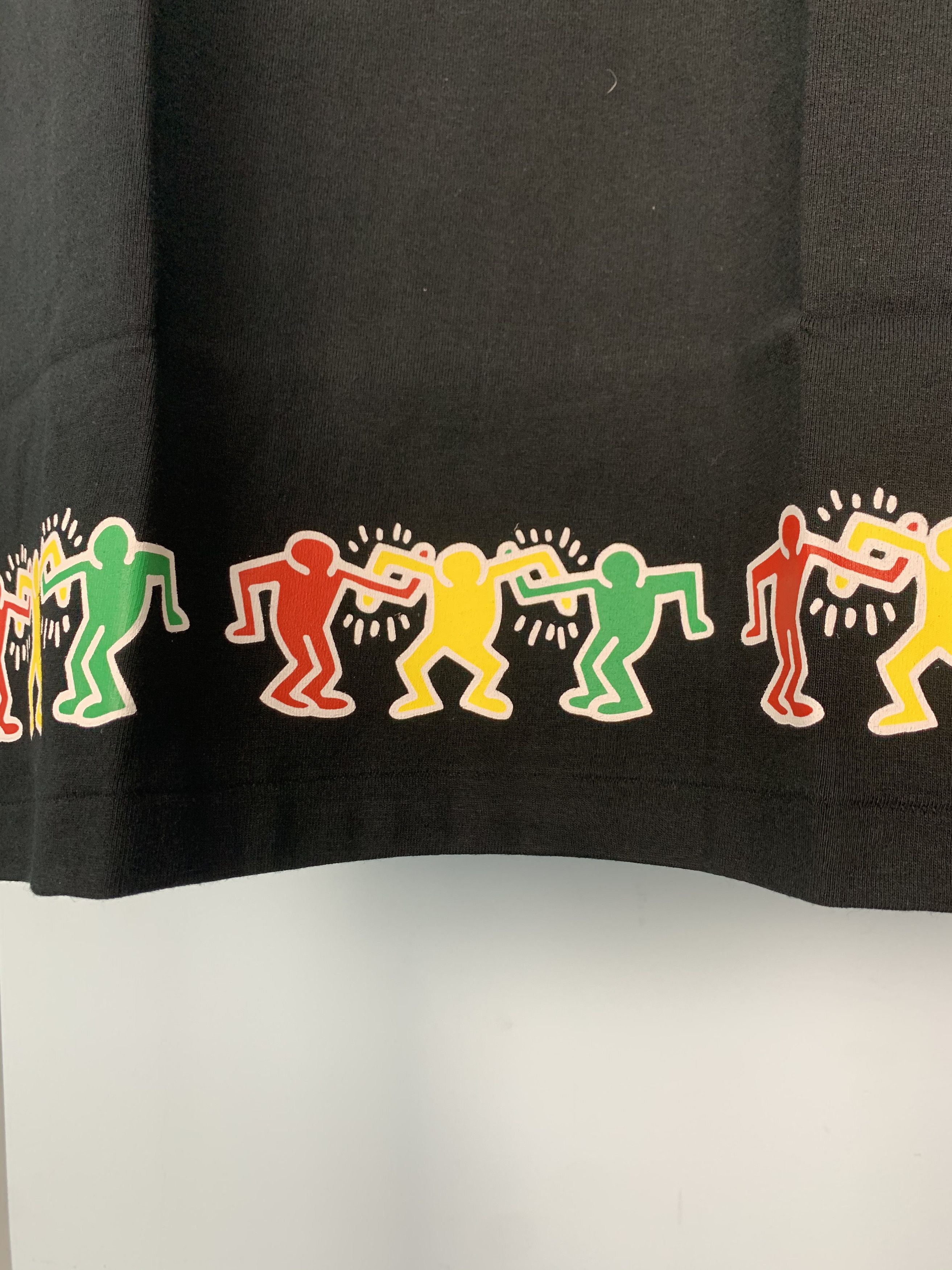 Bape × Keith Haring Bape Keith Haring Figure Tee Black Large Size US L / EU 52-54 / 3 - 3 Thumbnail