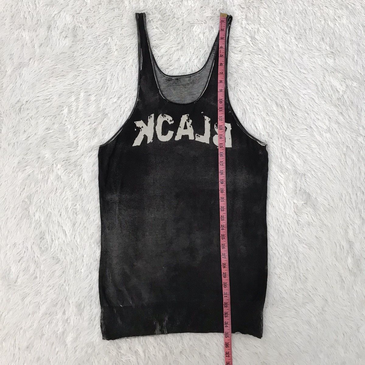 Japanese Brand Black World Wide Love! Singlet Tank Top Size US S / EU 44-46 / 1 - 11 Thumbnail
