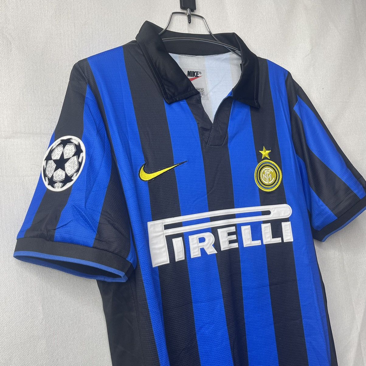 Nike 98-99 Inter Milan Ronaldo Home Soccer Jersey Size US L / EU 52-54 / 3 - 3 Thumbnail