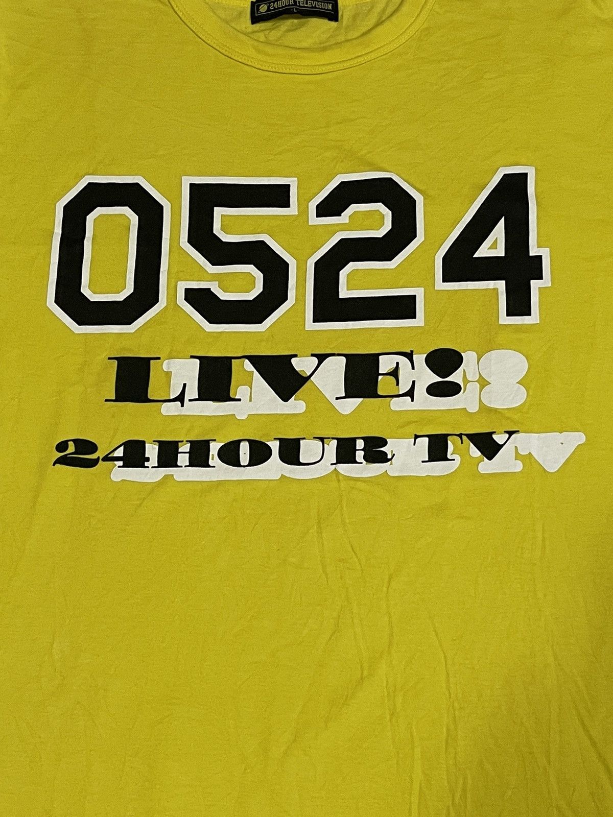 Japanese Brand × Vintage VINTAGE 24 HOUR TELEVISION TEE SINGLE STICH Size US L / EU 52-54 / 3 - 3 Thumbnail