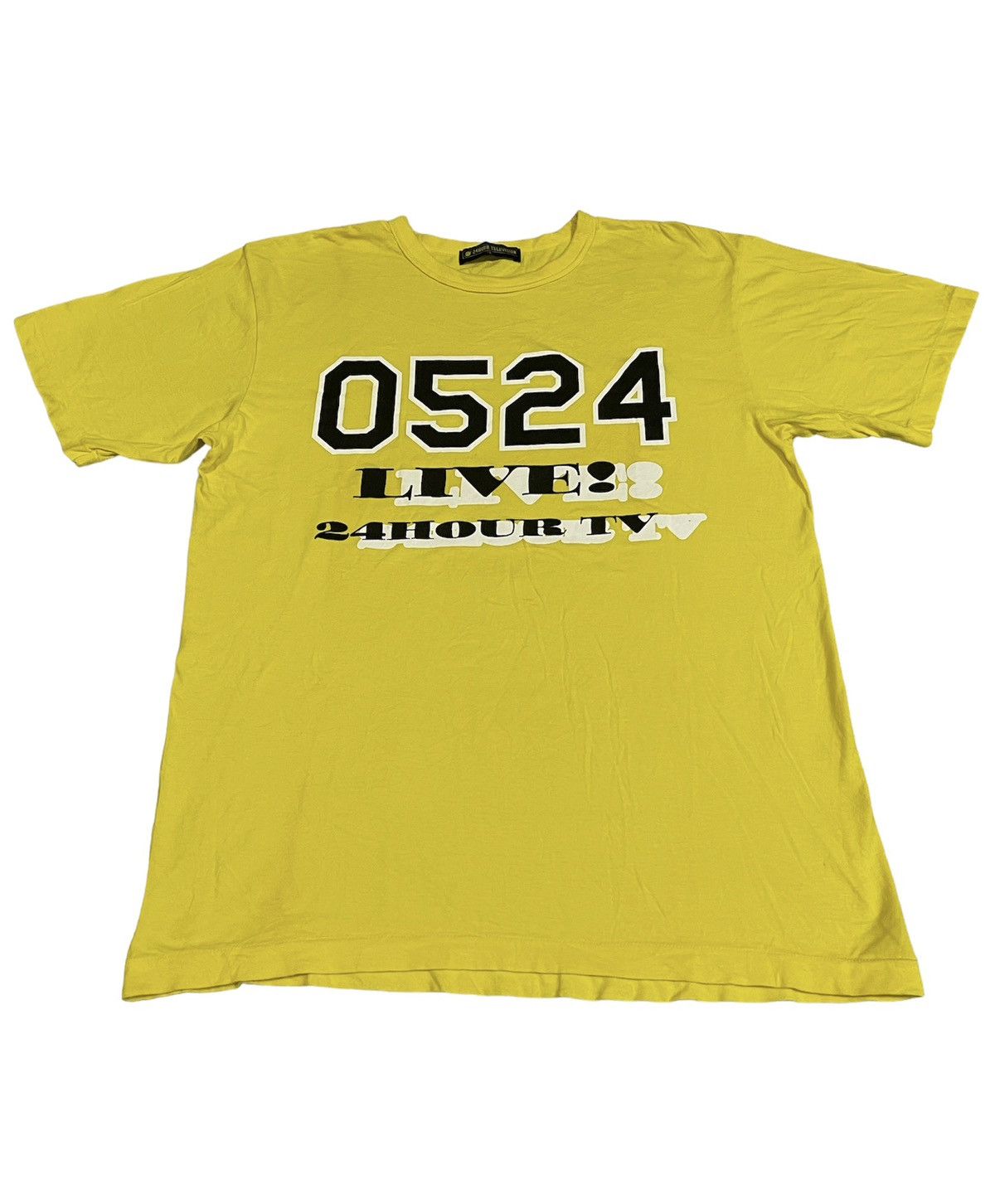 Japanese Brand × Vintage VINTAGE 24 HOUR TELEVISION TEE SINGLE STICH Size US L / EU 52-54 / 3 - 1 Thumbnail
