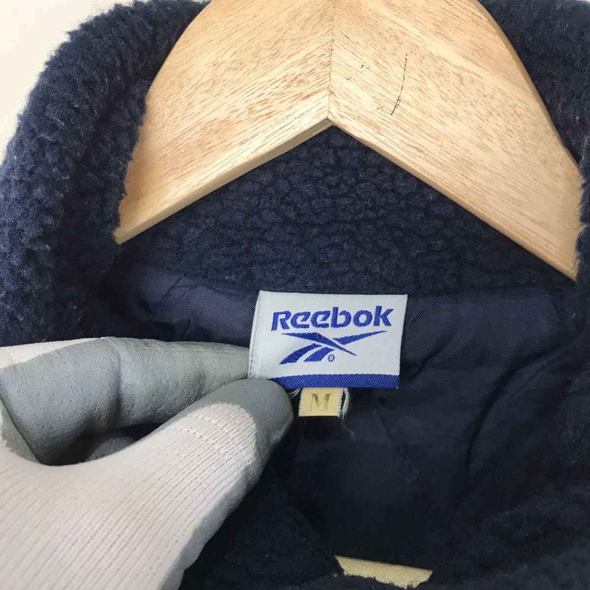 Reebok Vintage REEBOK sherpa fleece jacket embroidered Size US M / EU 48-50 / 2 - 6 Thumbnail