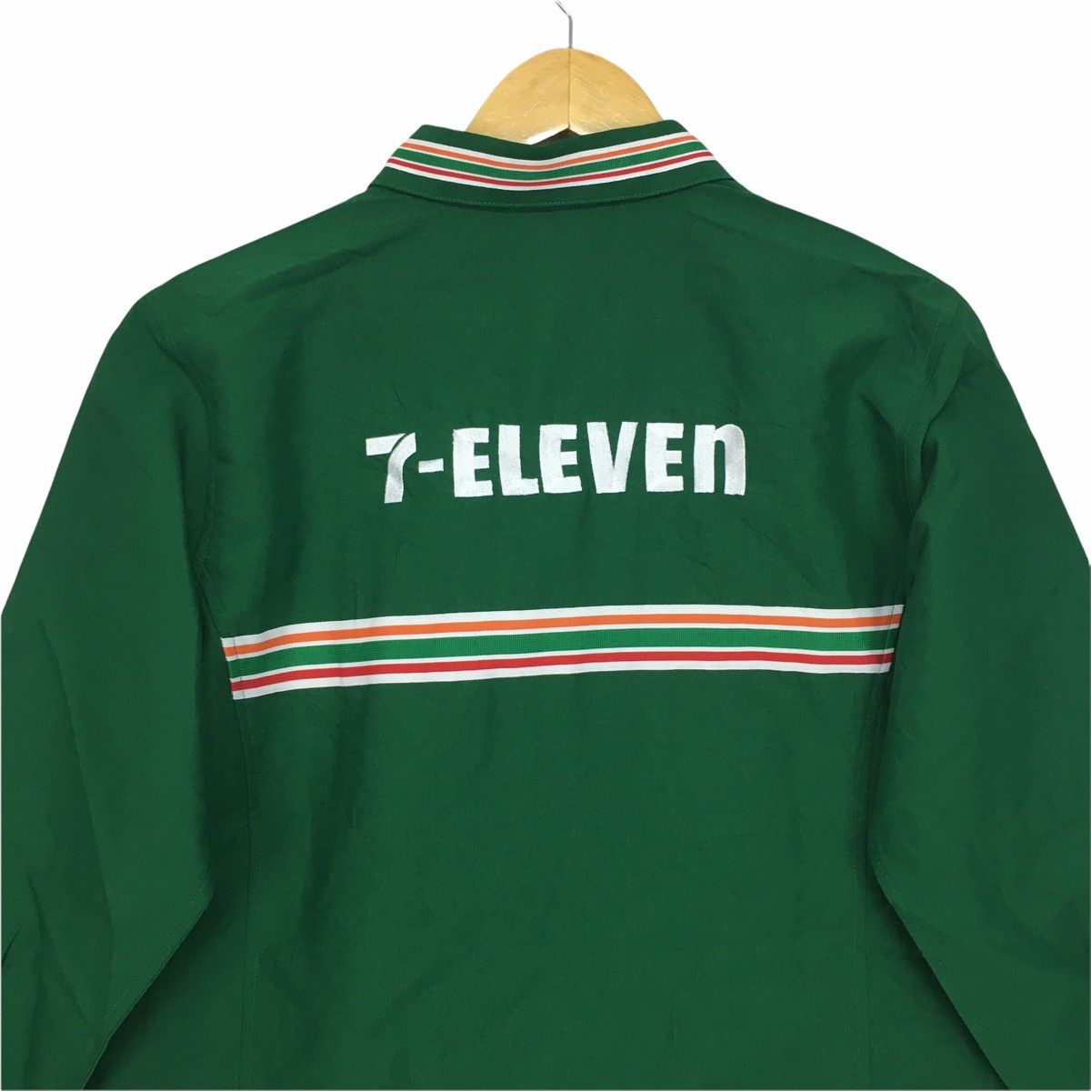 Vintage 7-ELEVEN Zip Up Shirt Spell Out 7 Eleven Worker Uniform Size US M / EU 48-50 / 2 - 7 Thumbnail