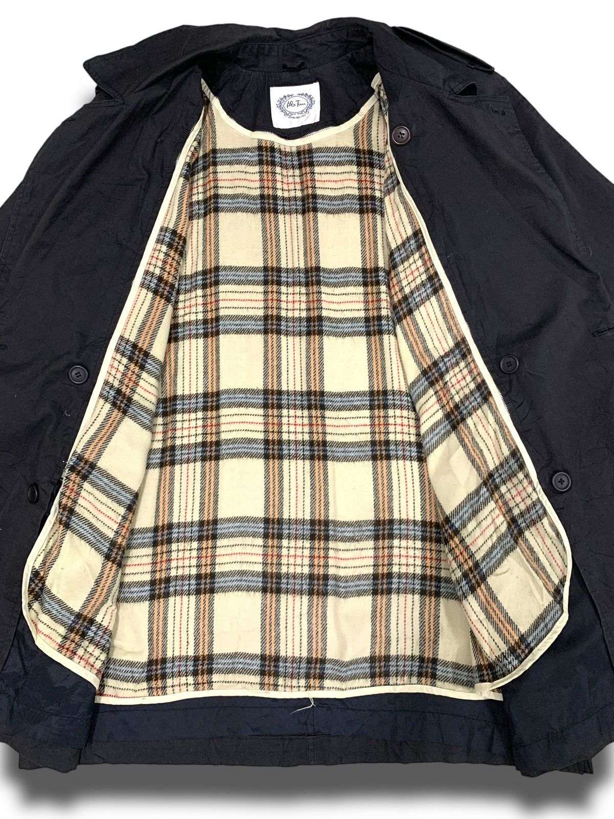 Japanese Brand × Vintage Archival 90s Japanese Trench Coats Size M / US 6-8 / IT 42-44 - 8 Thumbnail