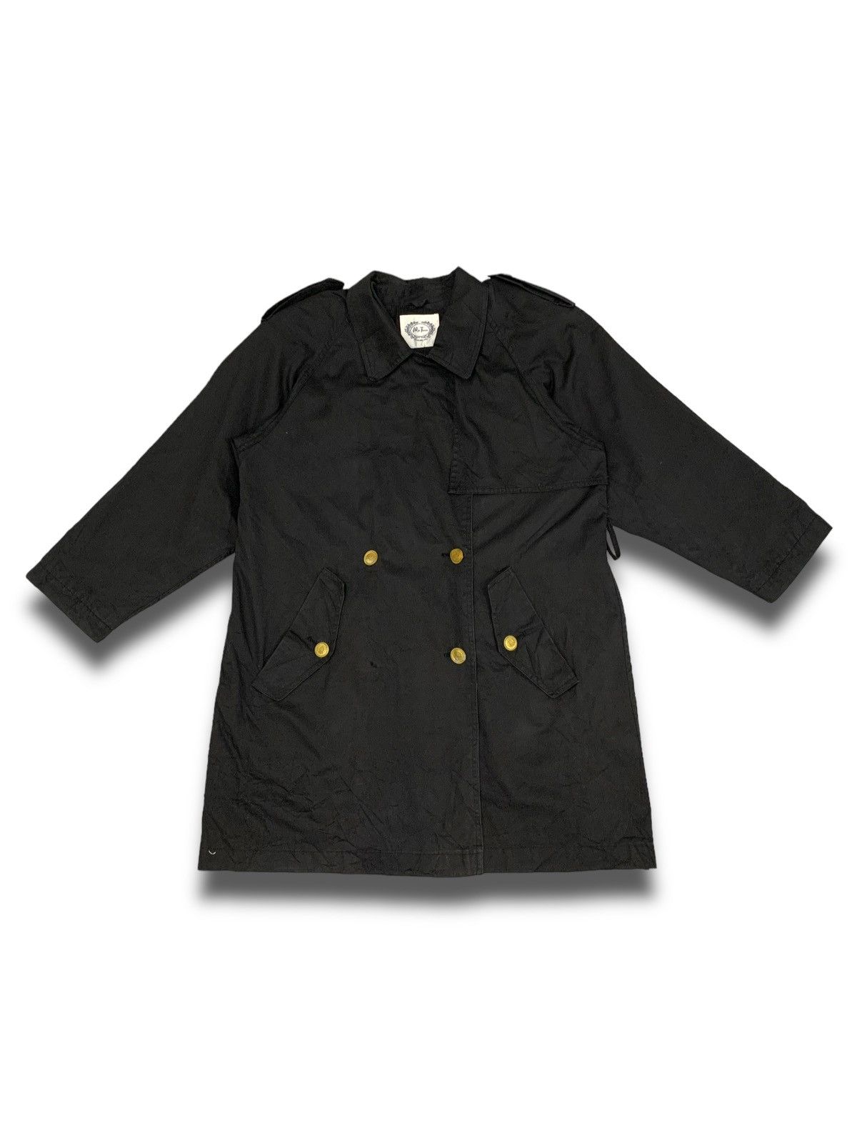 Japanese Brand × Vintage Archival 90s Japanese Trench Coats Size M / US 6-8 / IT 42-44 - 5 Thumbnail