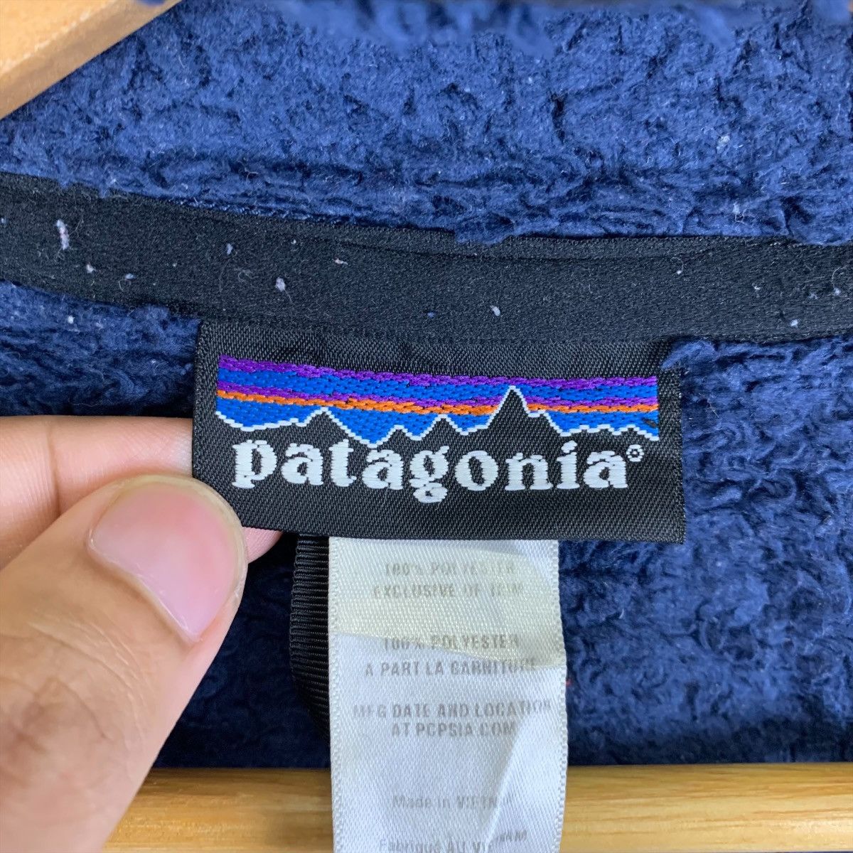 Patagonia × Vintage Vintage PATAGONIA Outdoor Sportswear Fleece Hoodie Sweaters Size S / US 4 / IT 40 - 6 Thumbnail