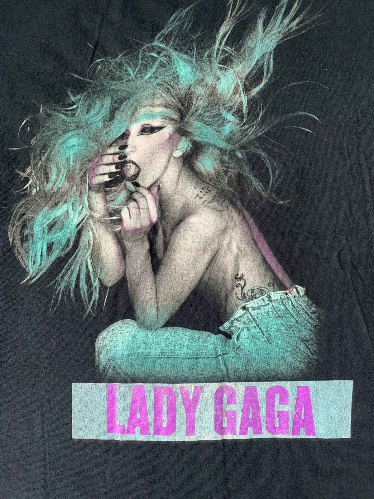 Band Tees Y2K Lady Gaga Tour Tee Artist Singer Hollywood Size US M / EU 48-50 / 2 - 2 Thumbnail