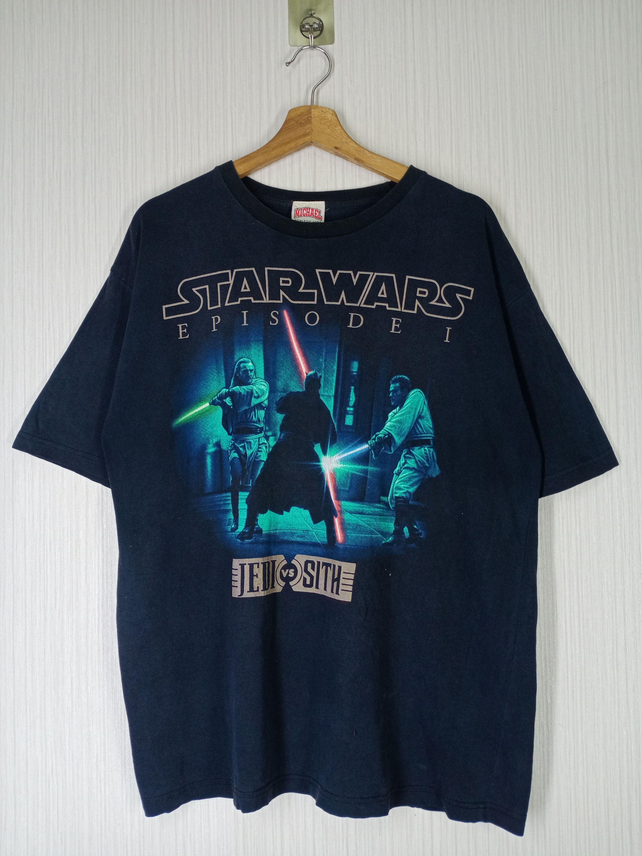 Star Wars Vintage Star Wars Episode 1 Tshirt Size US XL / EU 56 / 4 - 1 Thumbnail