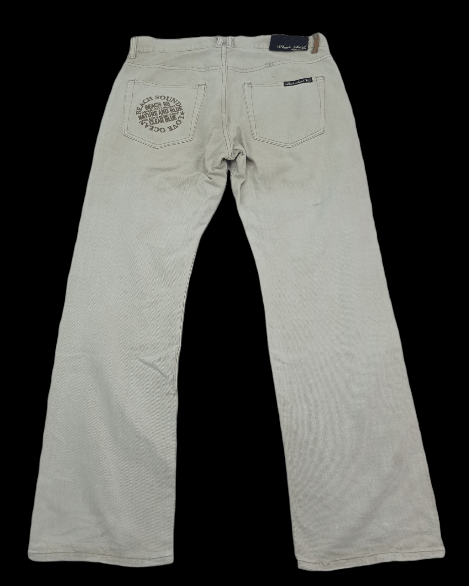 Japanese Brand Beach Sound Denim Pants Size US 34 / EU 50 - 2 Thumbnail