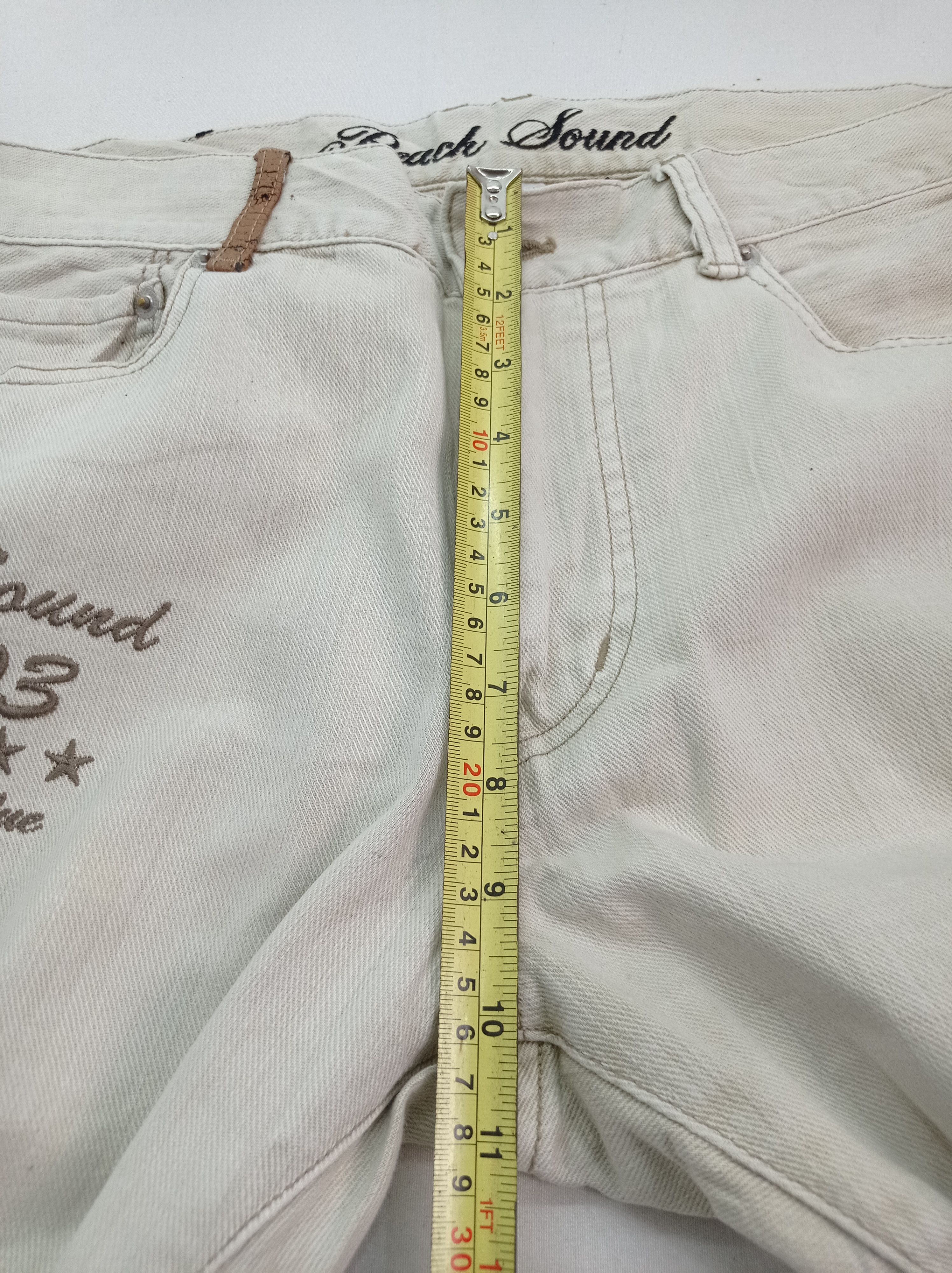 Japanese Brand Beach Sound Denim Pants Size US 34 / EU 50 - 21 Thumbnail