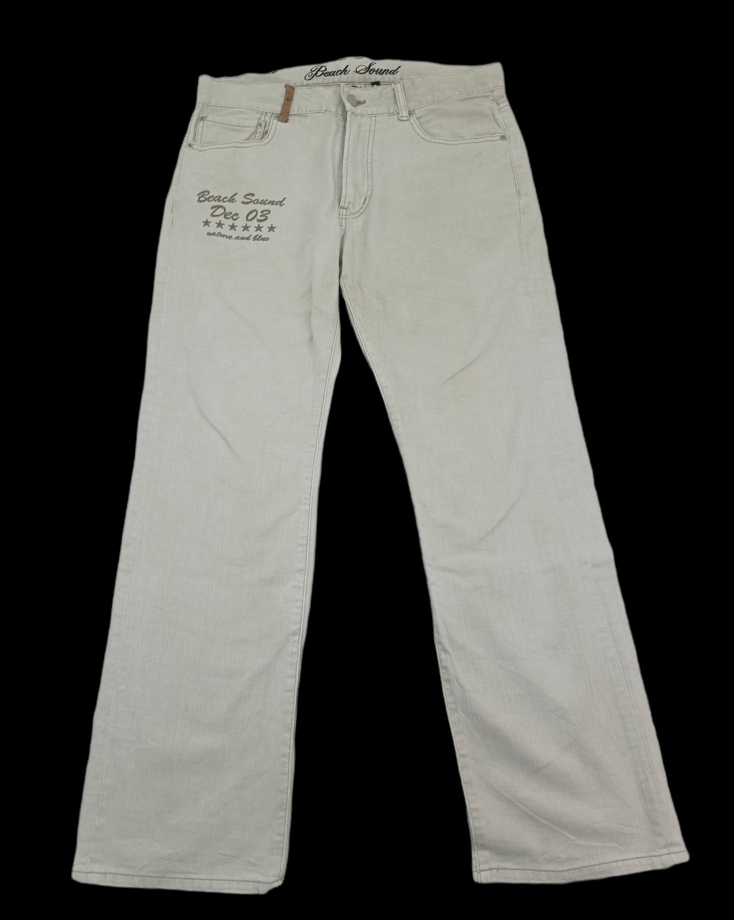 Japanese Brand Beach Sound Denim Pants Size US 34 / EU 50 - 1 Thumbnail