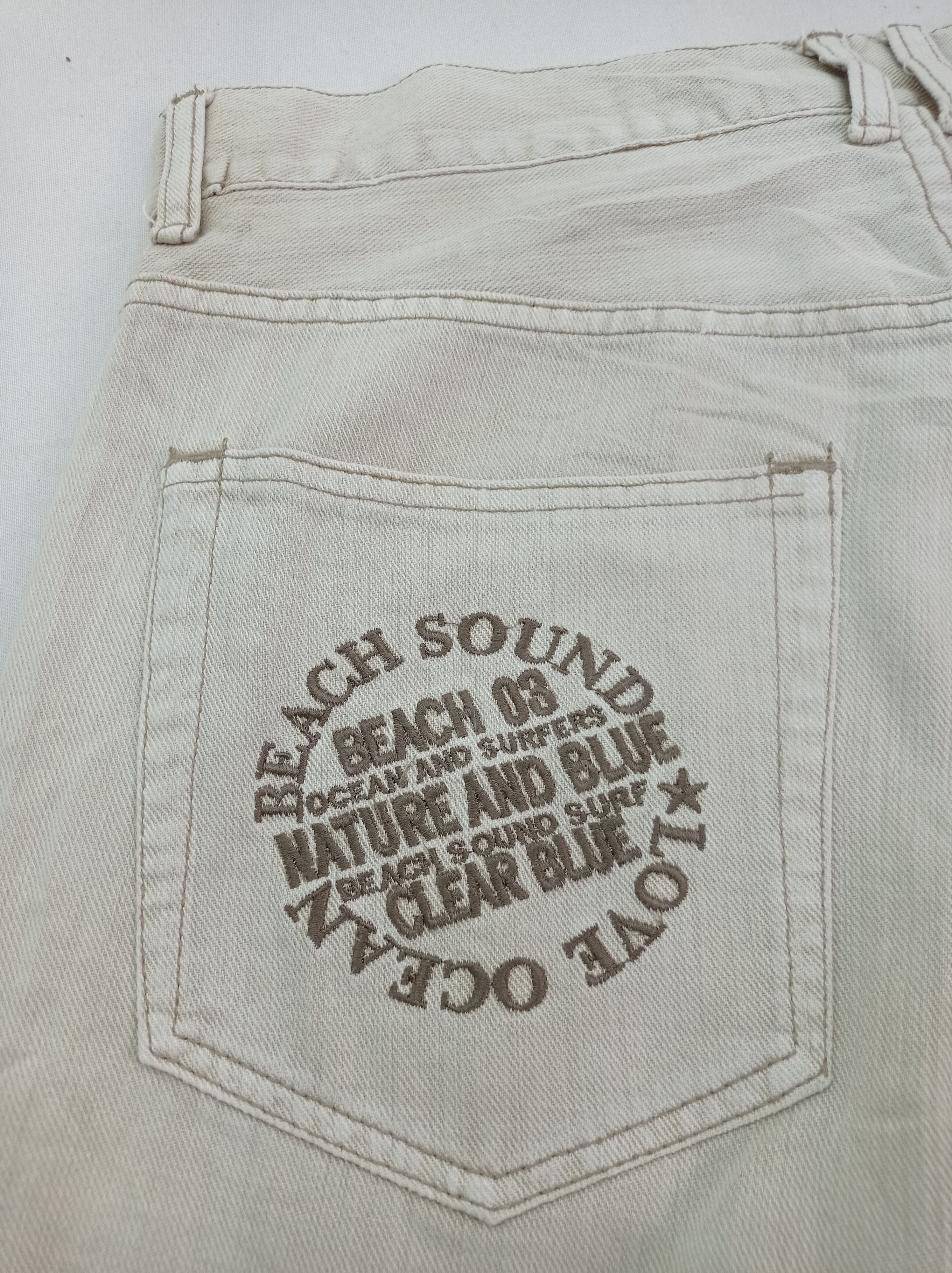 Japanese Brand Beach Sound Denim Pants Size US 34 / EU 50 - 10 Thumbnail