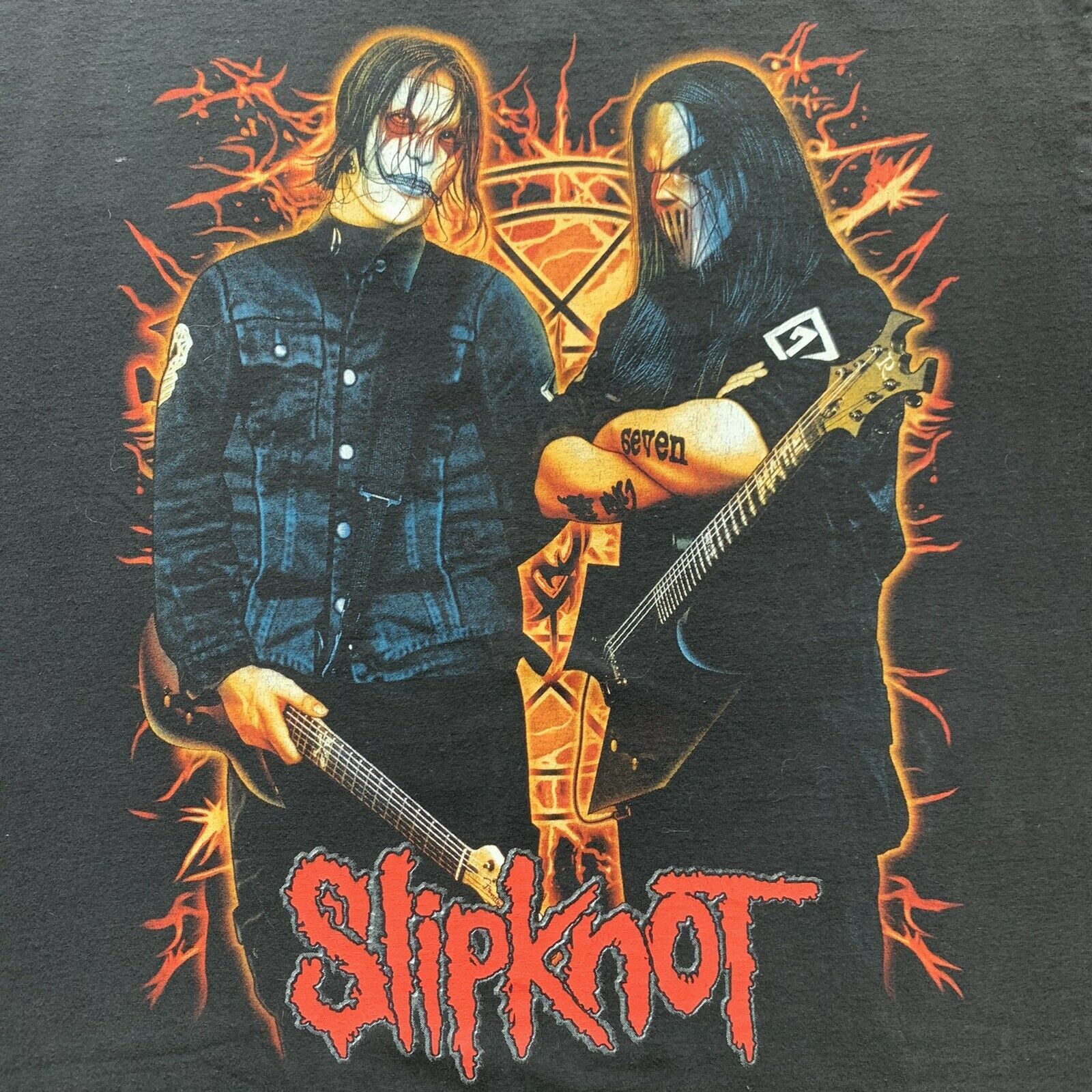 Vintage Vintage 00's Slipknot Shirt Size US XL / EU 56 / 4 - 2 Thumbnail