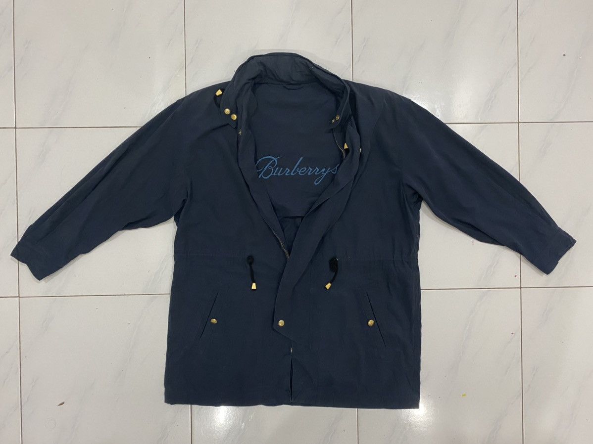 image of Vintage Burberrys Jacket in Grey, Men's (Size Large)