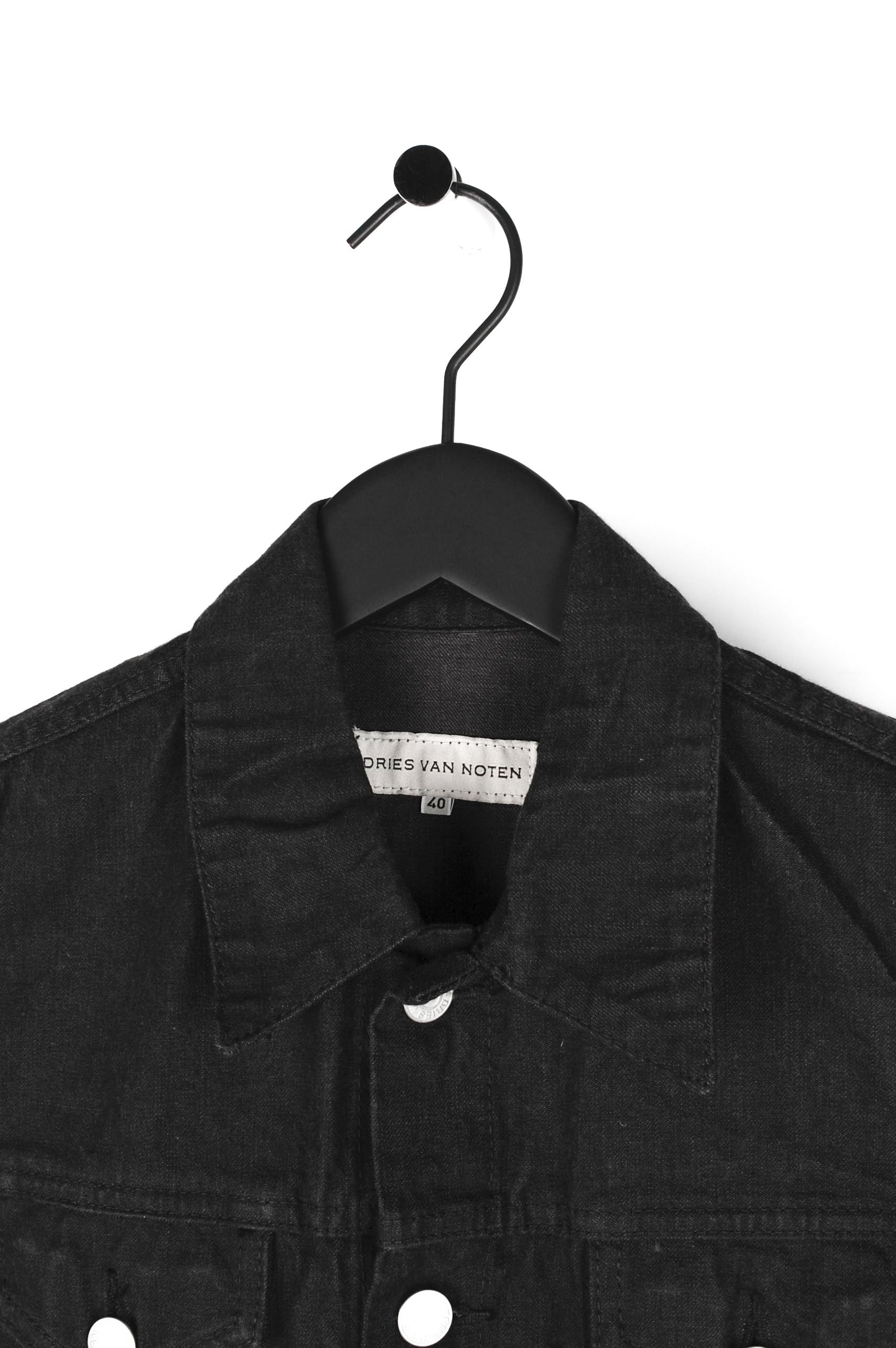 Dries Van Noten Dries Van Noten Denim Dark Grey Jacket in size 40 (S/M) Size US XS / EU 42 / 0 - 2 Thumbnail