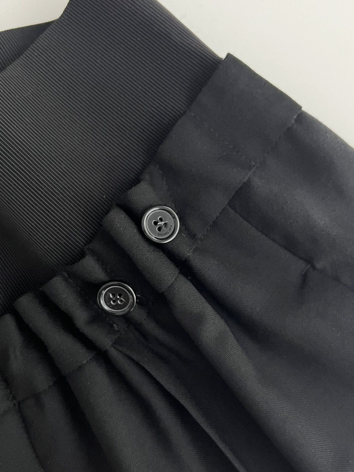 Raf Simons Raf Simons wool wide-leg flared trousers Size US 30 / EU 46 - 9 Thumbnail